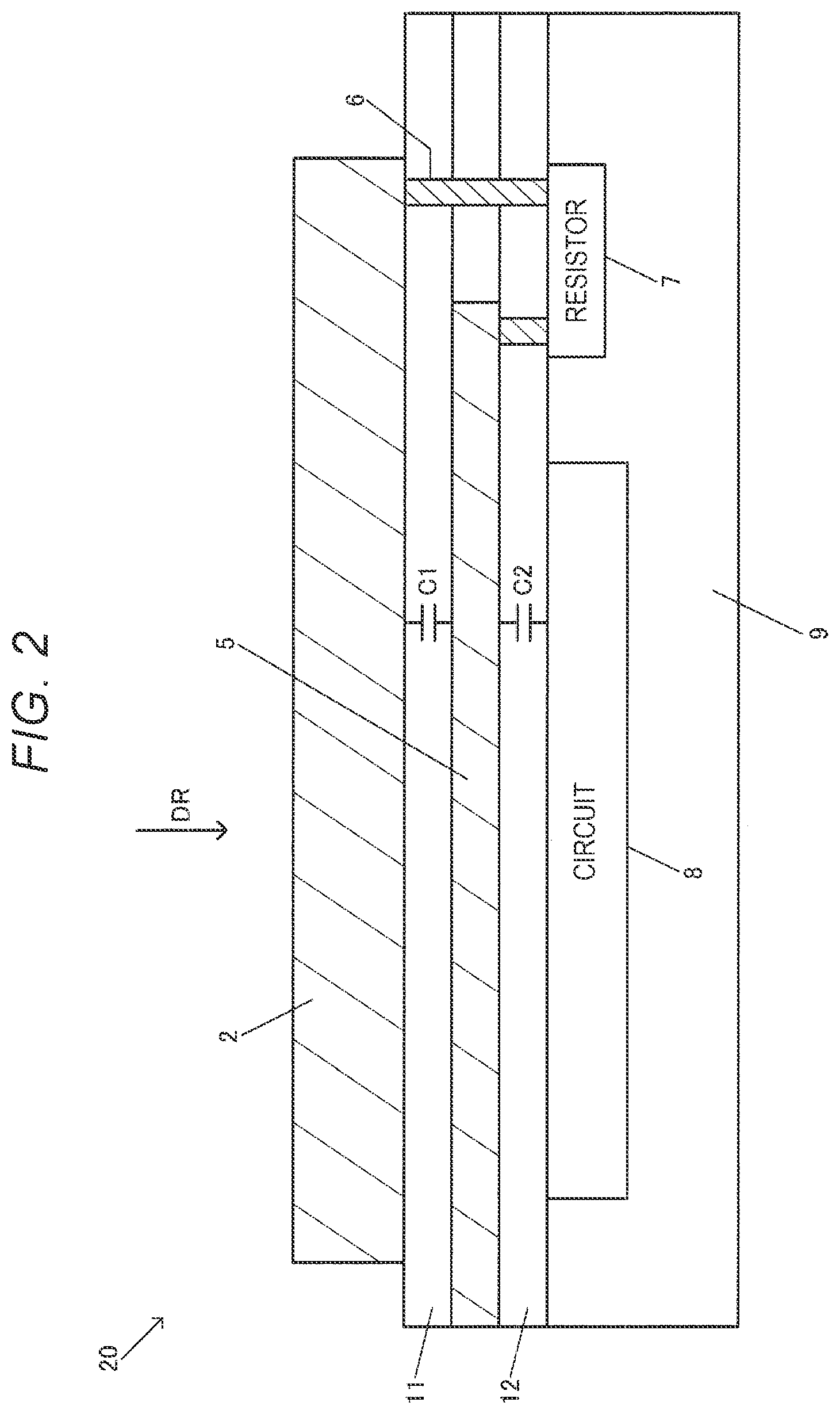Patent US12401341 Figure 2 – Integrated circuit apparatus and oscillator including a protective wiring provided between a pad and a circuit