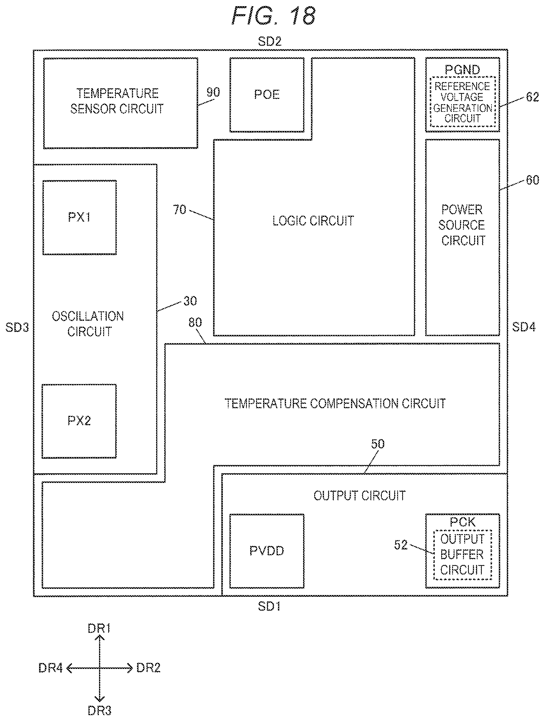 Patent US12401341 Figure 11 – Integrated circuit apparatus and oscillator including a protective wiring provided between a pad and a circuit