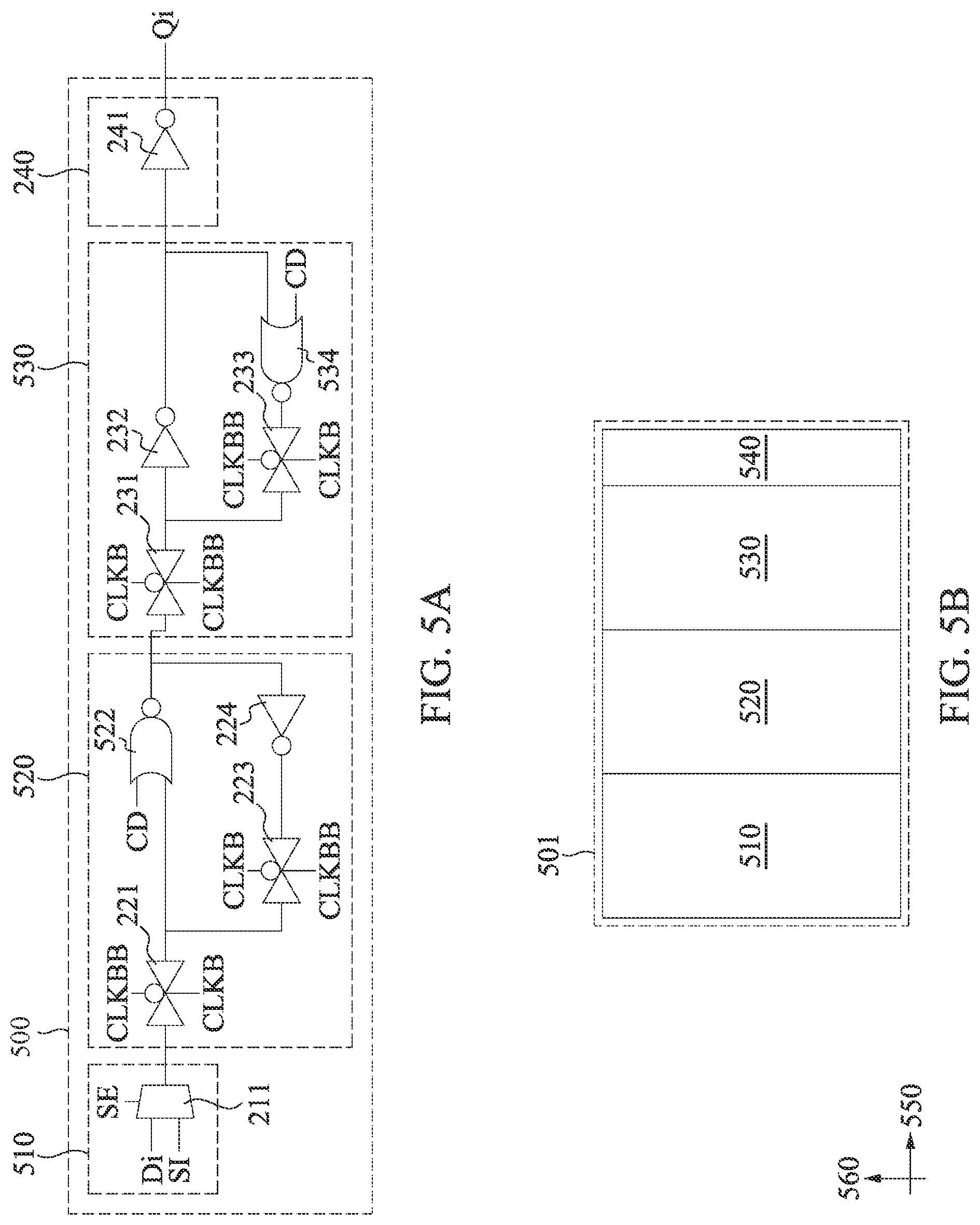 Patent US12401348 Figure 8 – Footprint for multi-bit flip flop