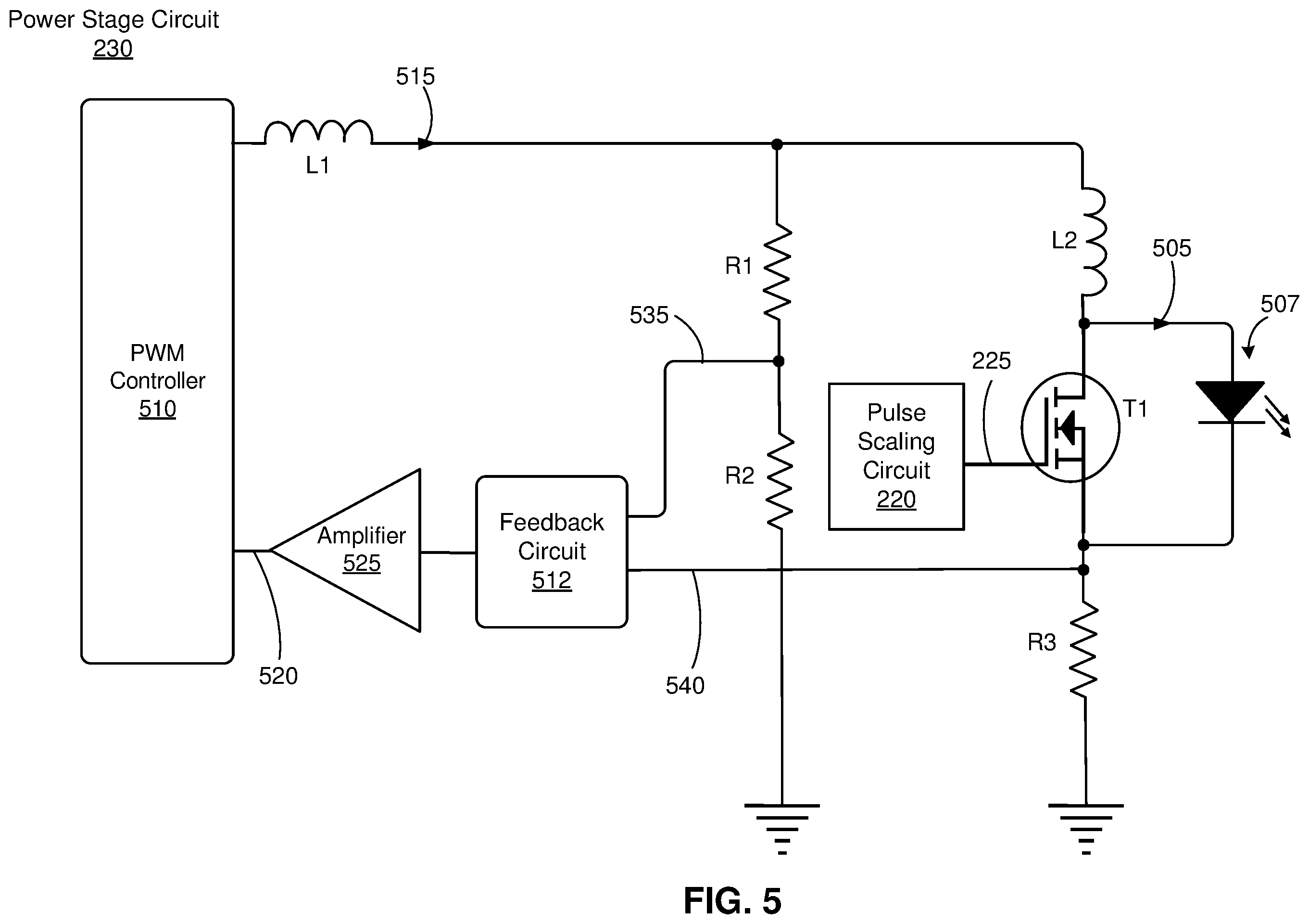 Patent US12401352 Figure 10 – Laser driver with pulse scaling circuit for laser displays