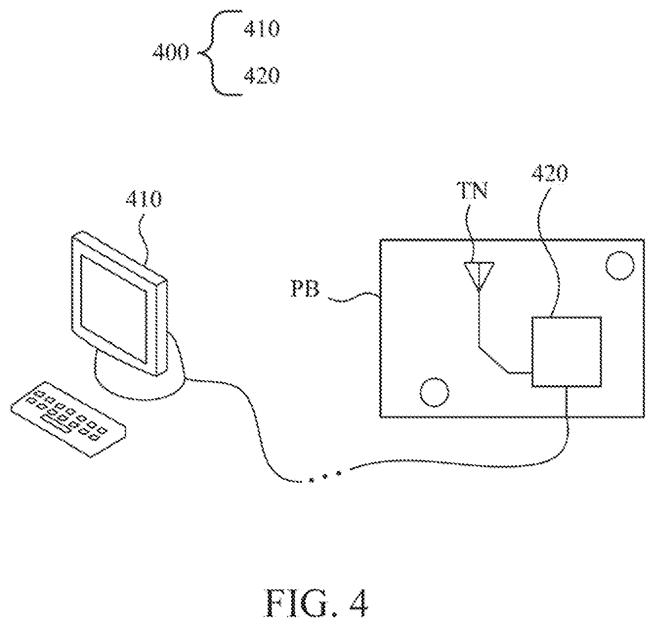 Patent US12401382 Figure 4 – Chip, system of noise analysis and method of noise analysis
