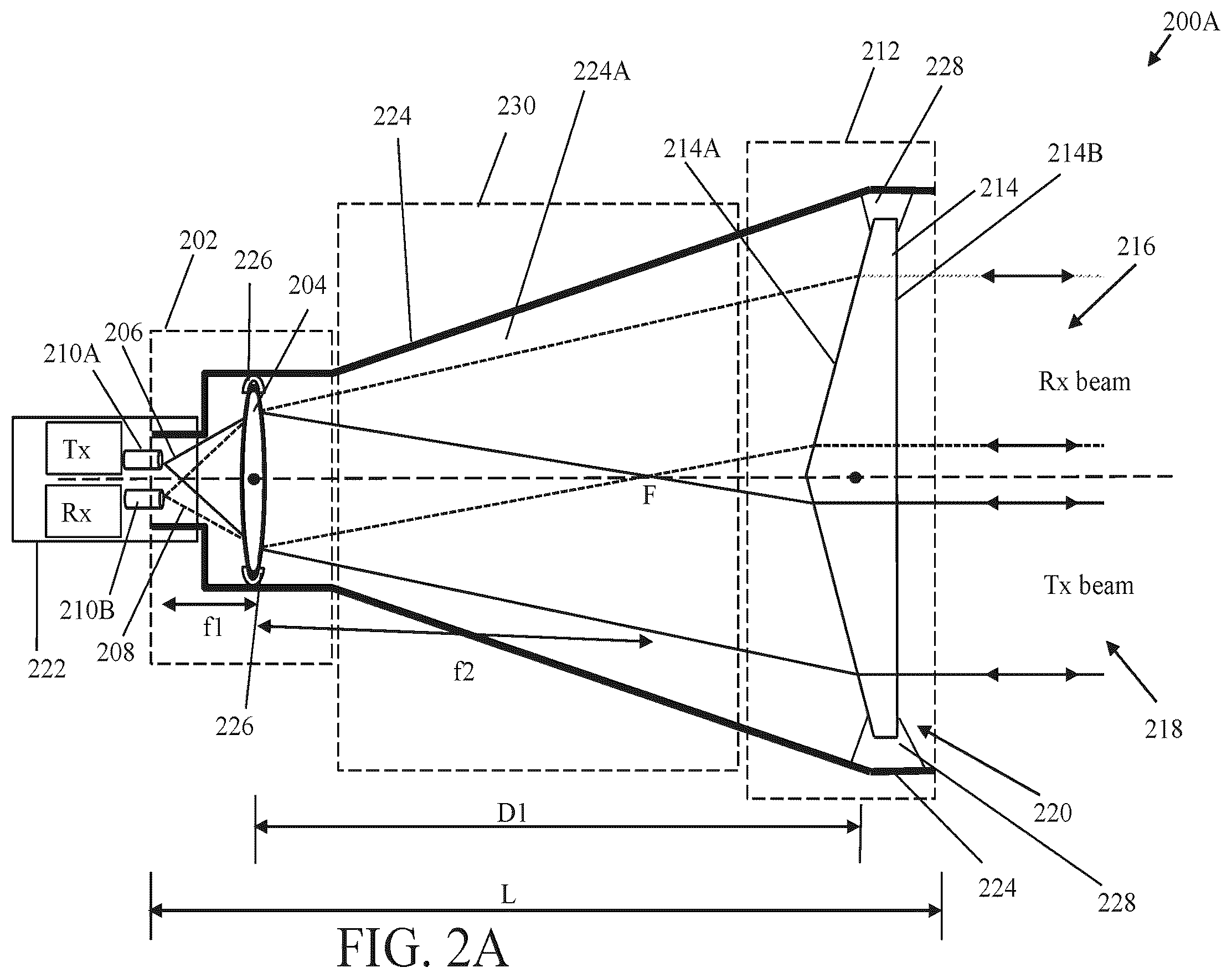 Patent US12401420 Figure 3 – Optical antenna apparatus for free-space optical communication