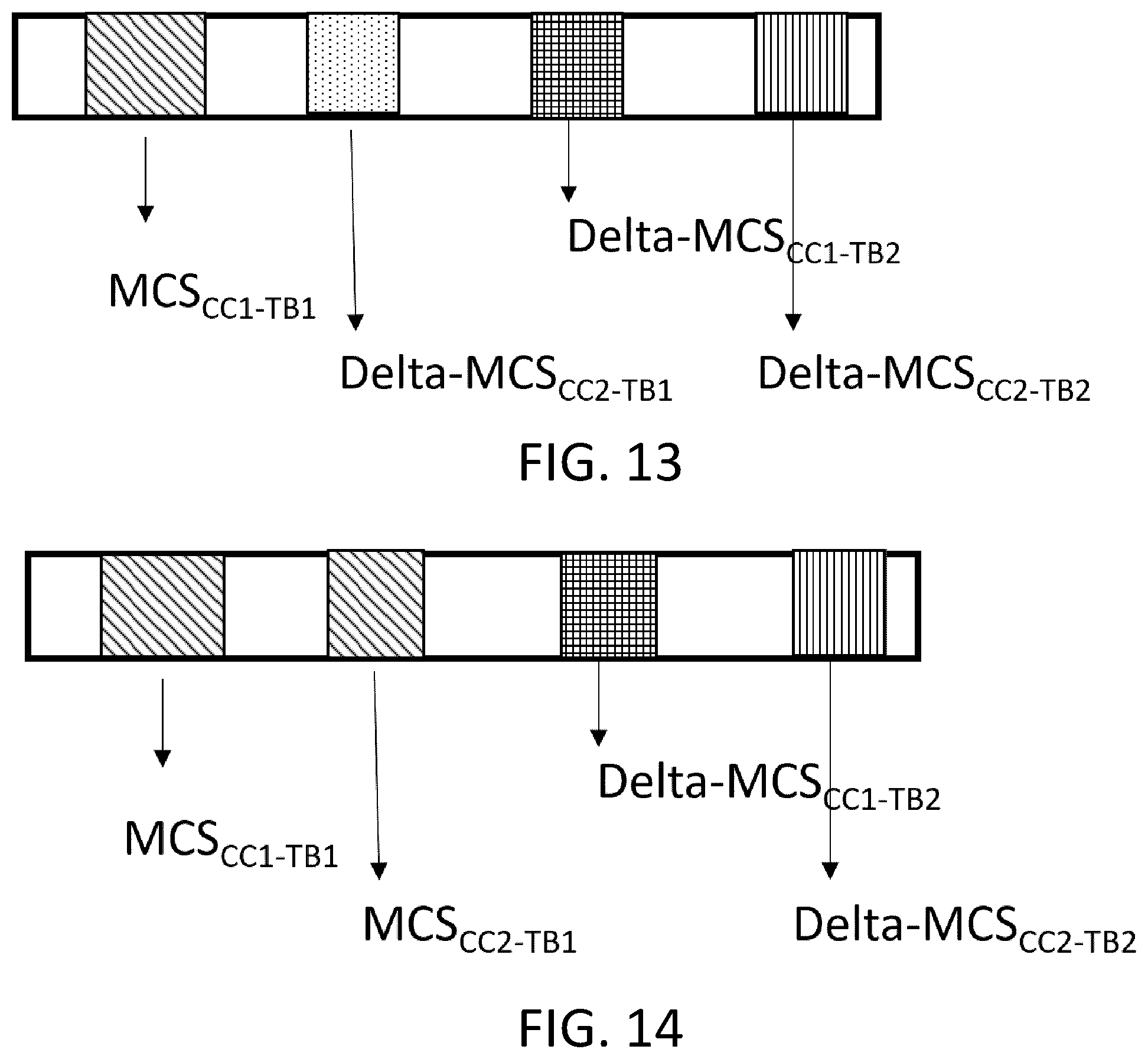 Patent US12401446 Figure 8 – Modulation and coding scheme (MCS) signalling for multi-carrier scheduling