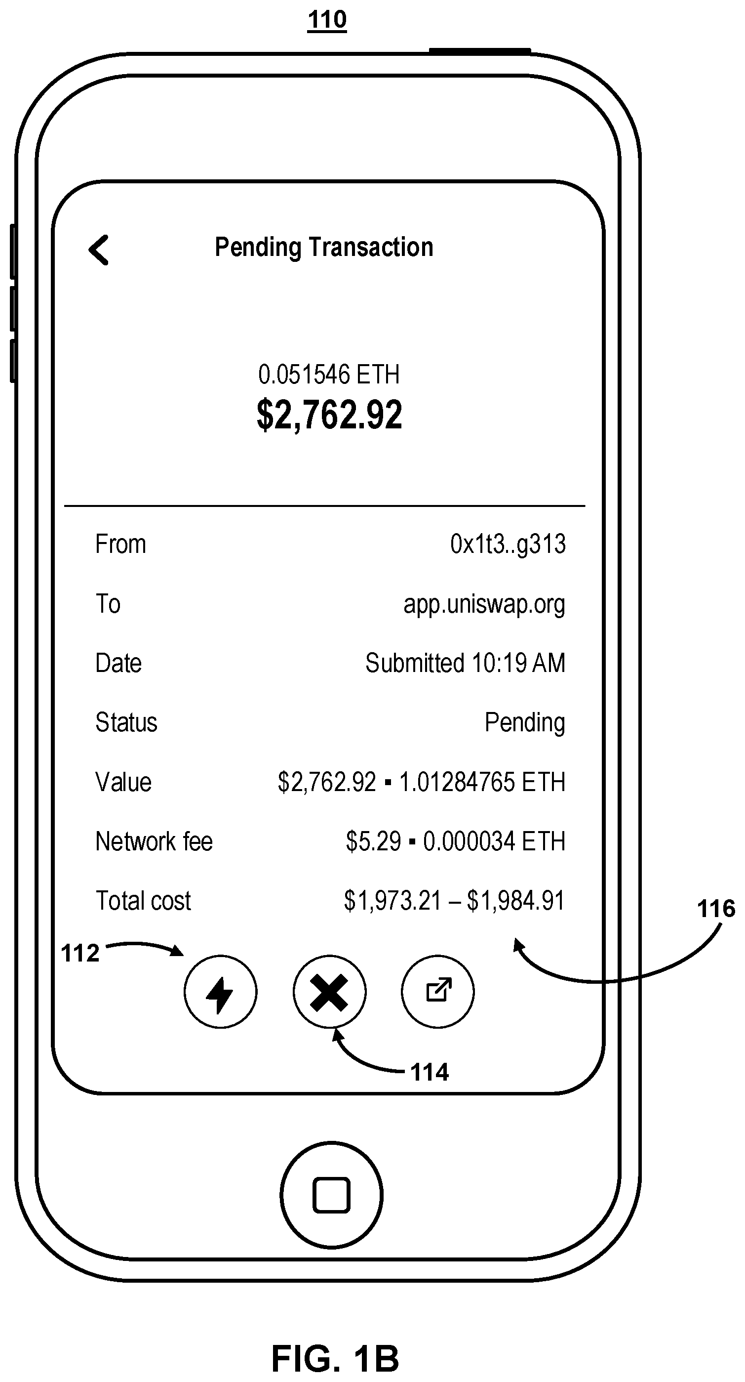 Patent US12401530 Figure 2 – Systems and methods for modifying pending blockchain operations