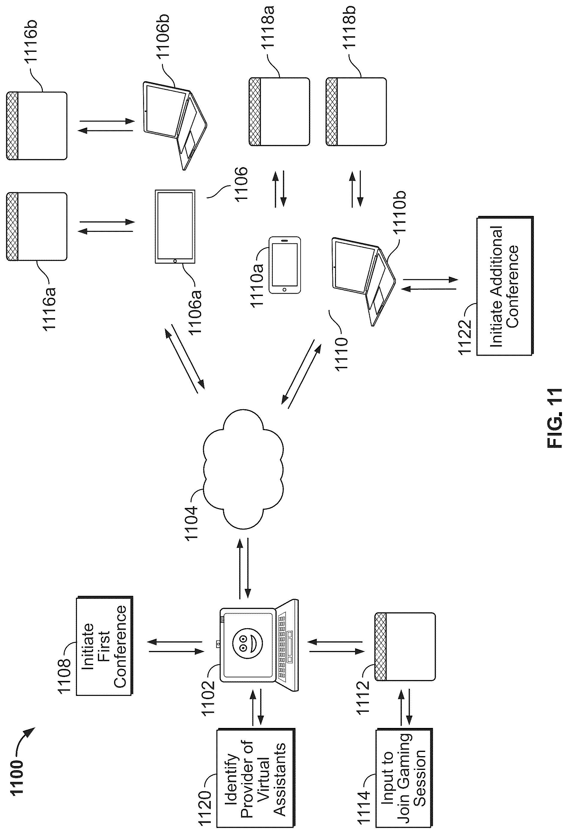 Patent US12401537 Figure 11 – Systems and methods for enabling a virtual assistant in different environments