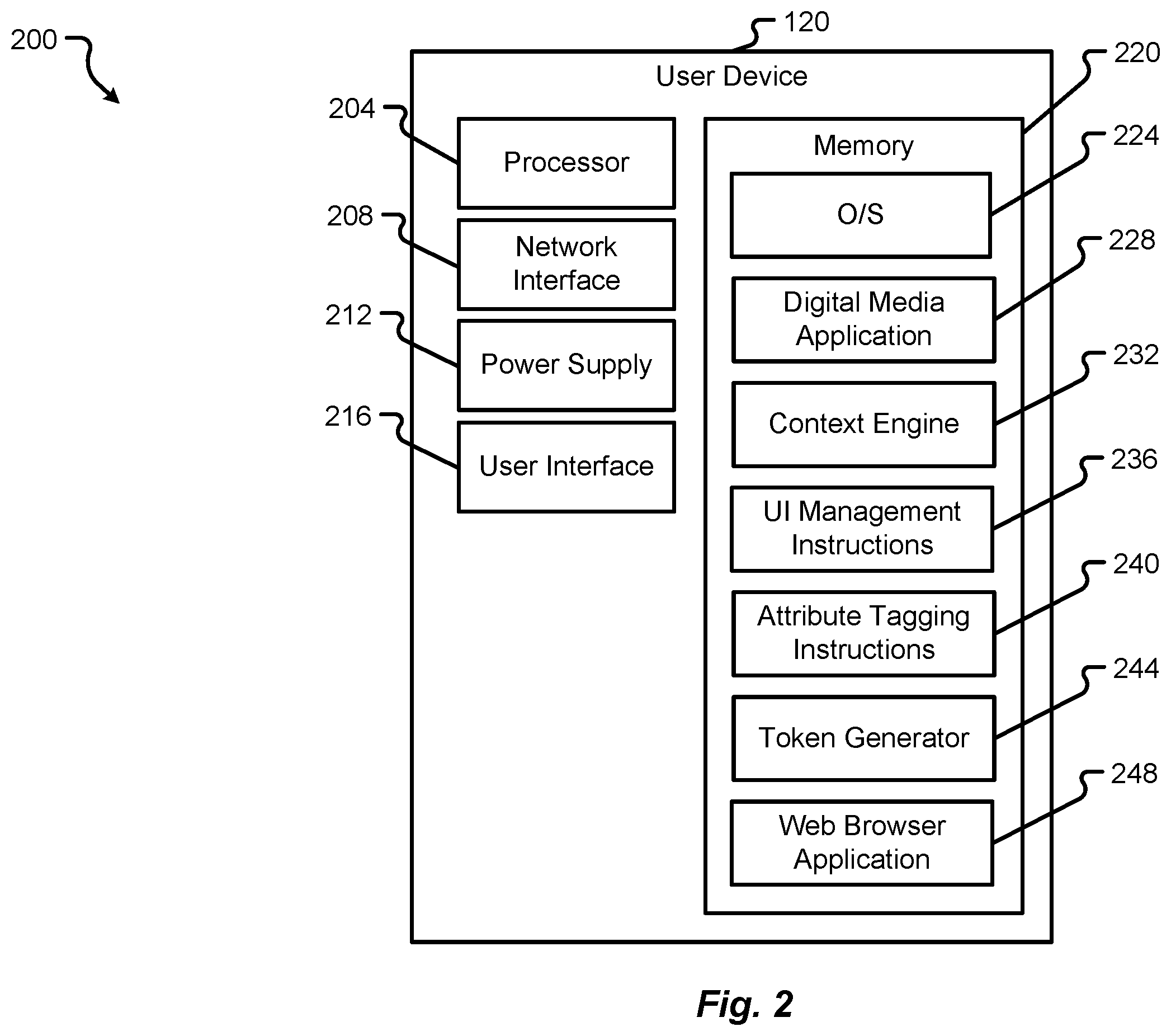 Patent US12401646 Figure 2 – Enhanced access to media, systems and methods