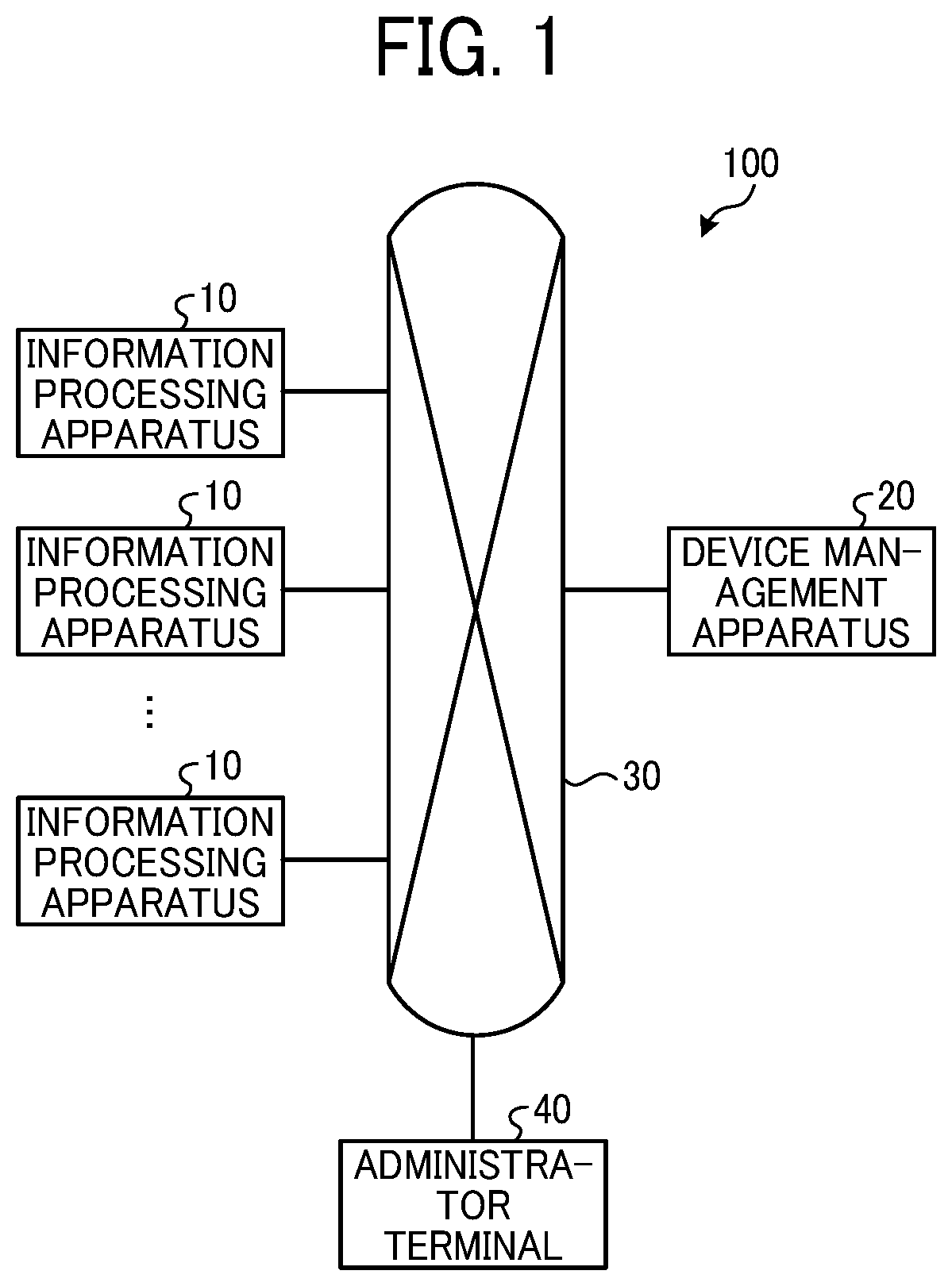 Patent US12401651 Figure 1 – Information processing system, setting change method, and non-transitory recording medium