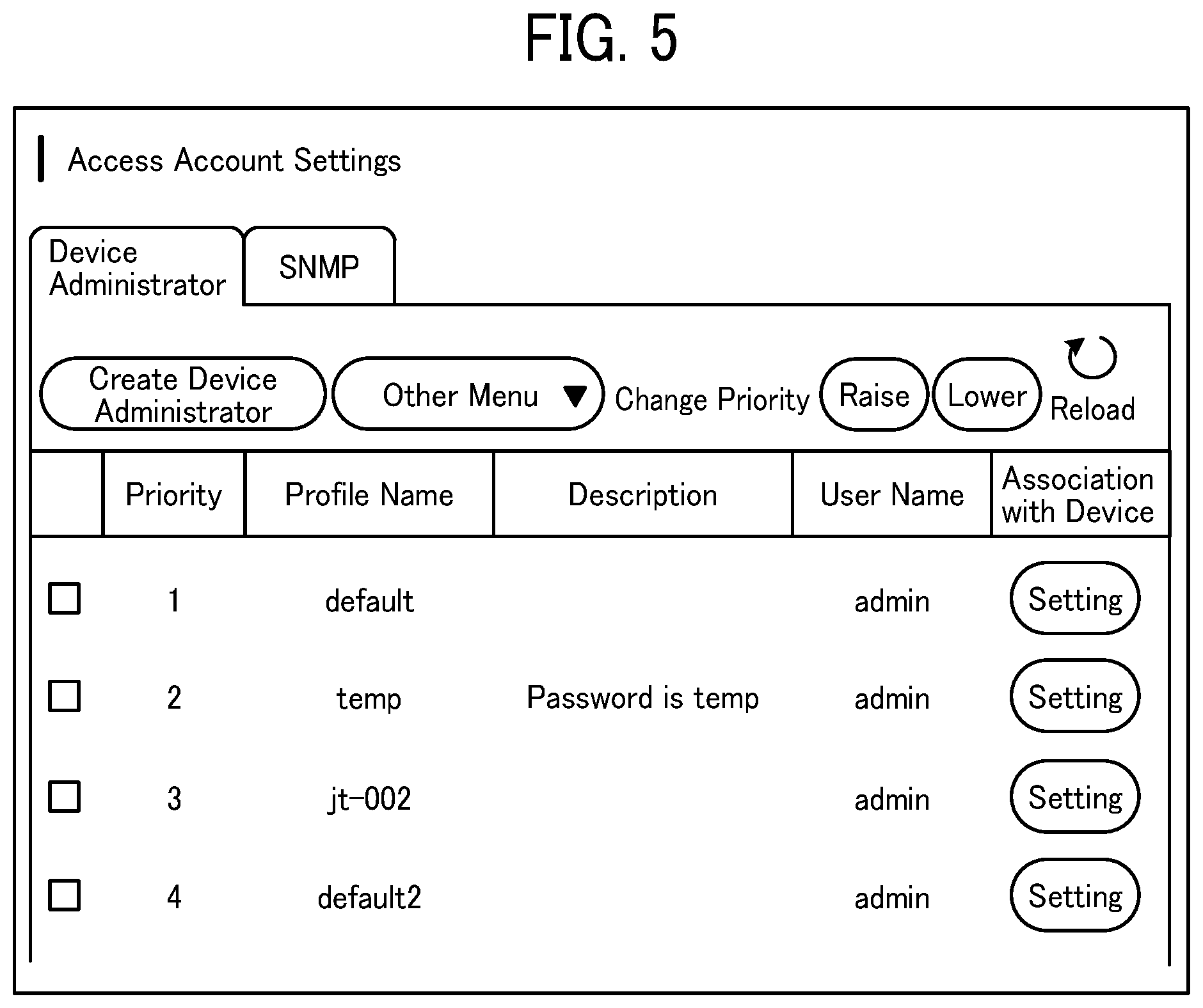 Patent US12401651 Figure 5 – Information processing system, setting change method, and non-transitory recording medium