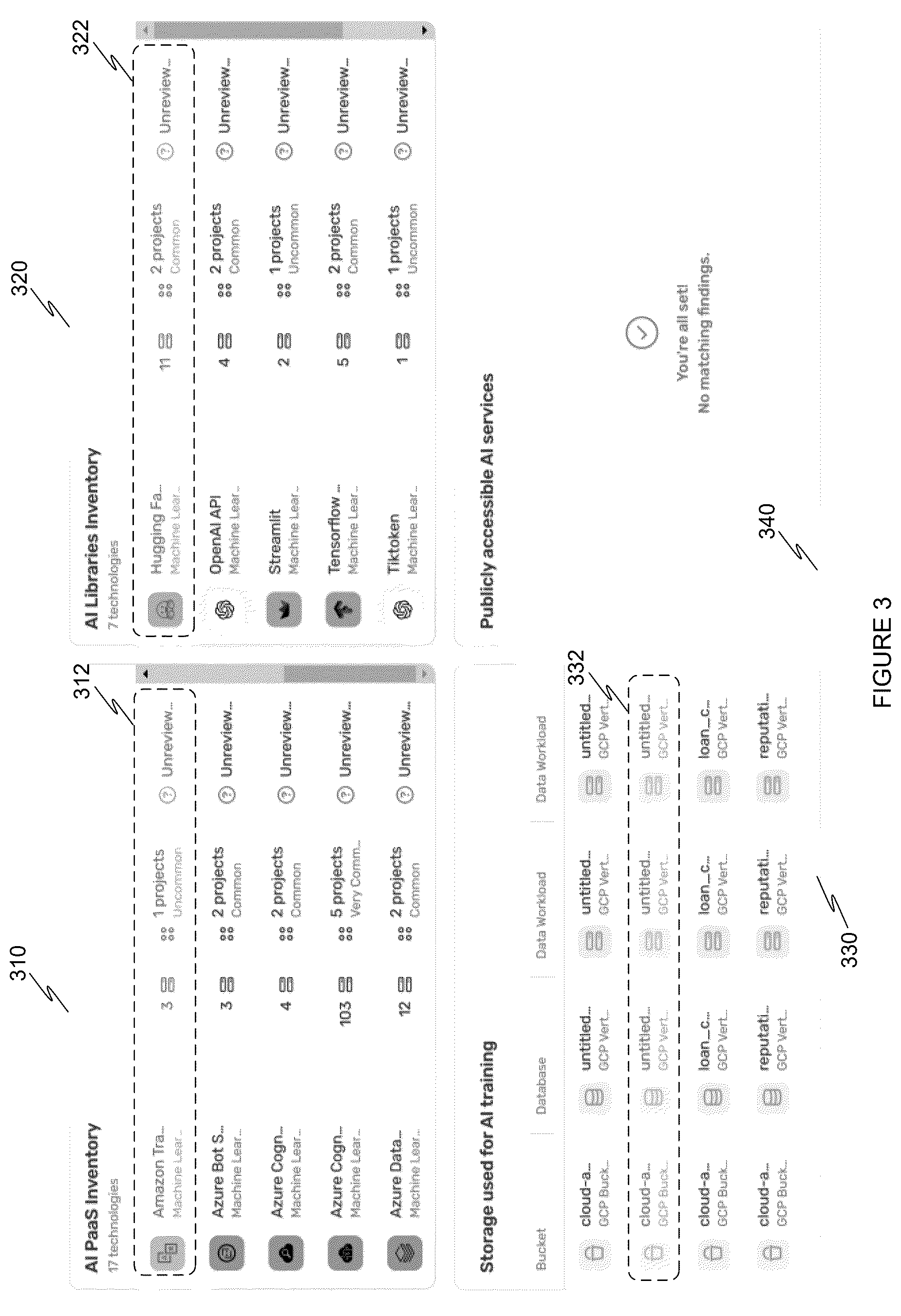 Patent US12401683 Figure 3 – Techniques for detecting artificial intelligence model cybersecurity risk in a computing environment