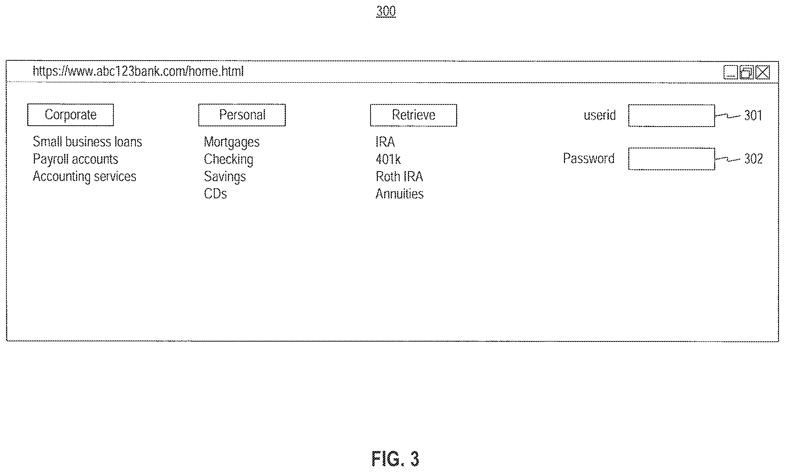Patent US12401710 Figure 3 – Systems, methods, and computer-readable storage media for extracting data from web applications