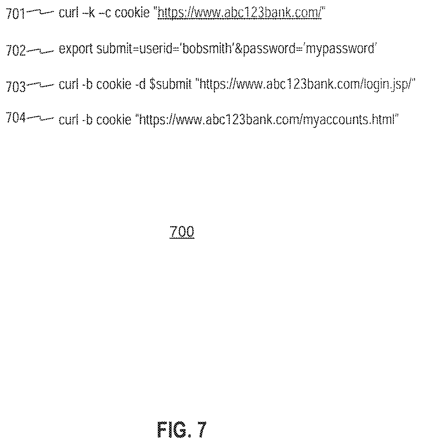 Patent US12401710 Figure 7 – Systems, methods, and computer-readable storage media for extracting data from web applications