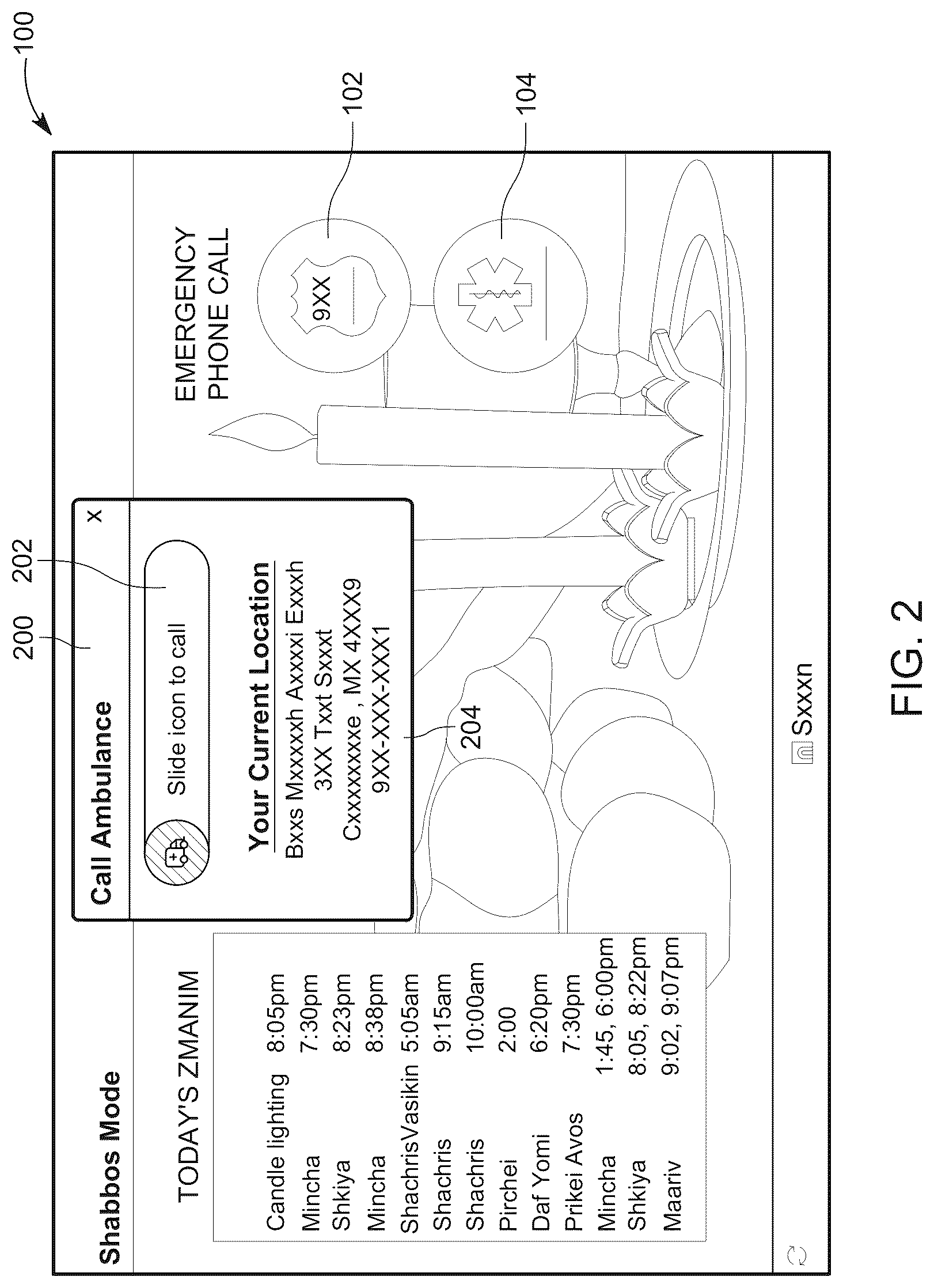 Patent US12401750 Figure 3 – Devices, systems, and methods of conducting emergency calls using a donation kiosk
