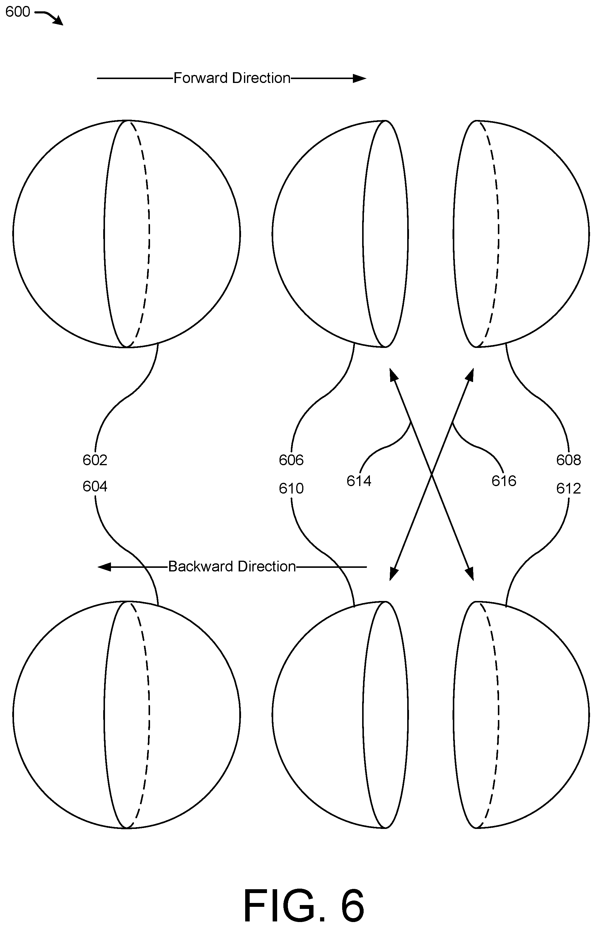 Patent US12401774 Figure 6 – Matching segments of video for virtual display of a space