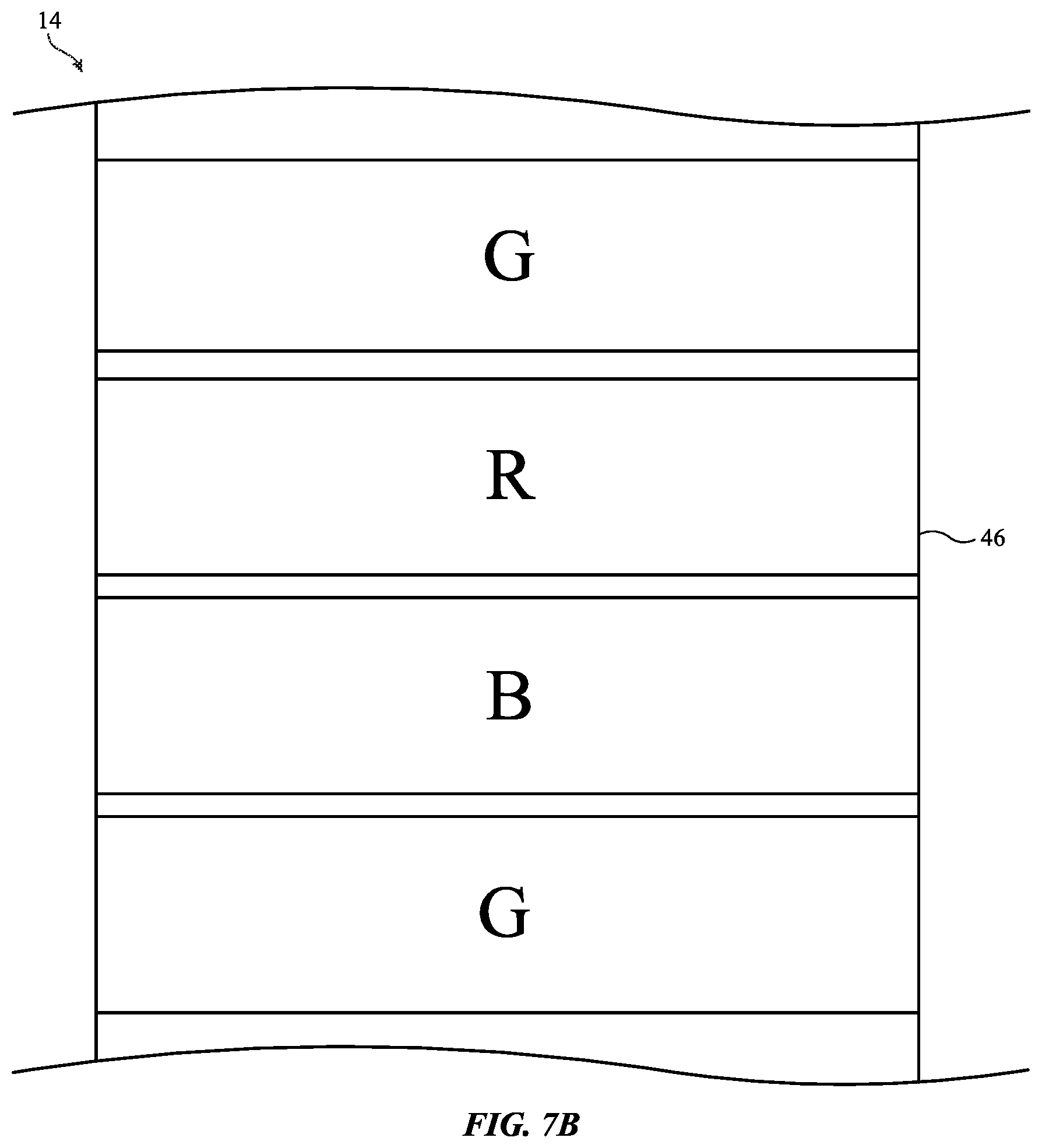 Patent US12401777 Figure 8 – Pixel arrangements for displays with lenticular lenses