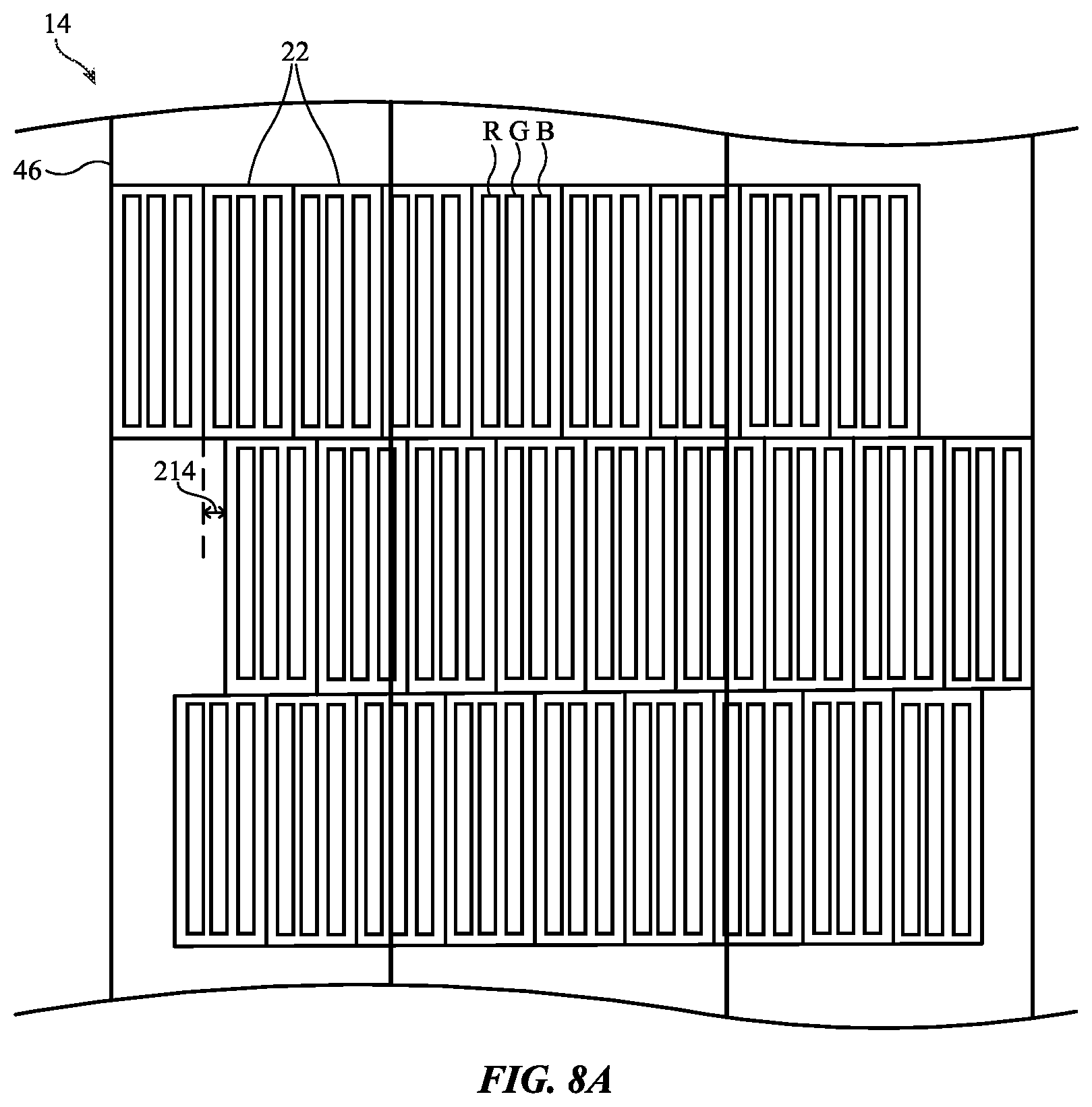 Patent US12401777 Figure 9 – Pixel arrangements for displays with lenticular lenses
