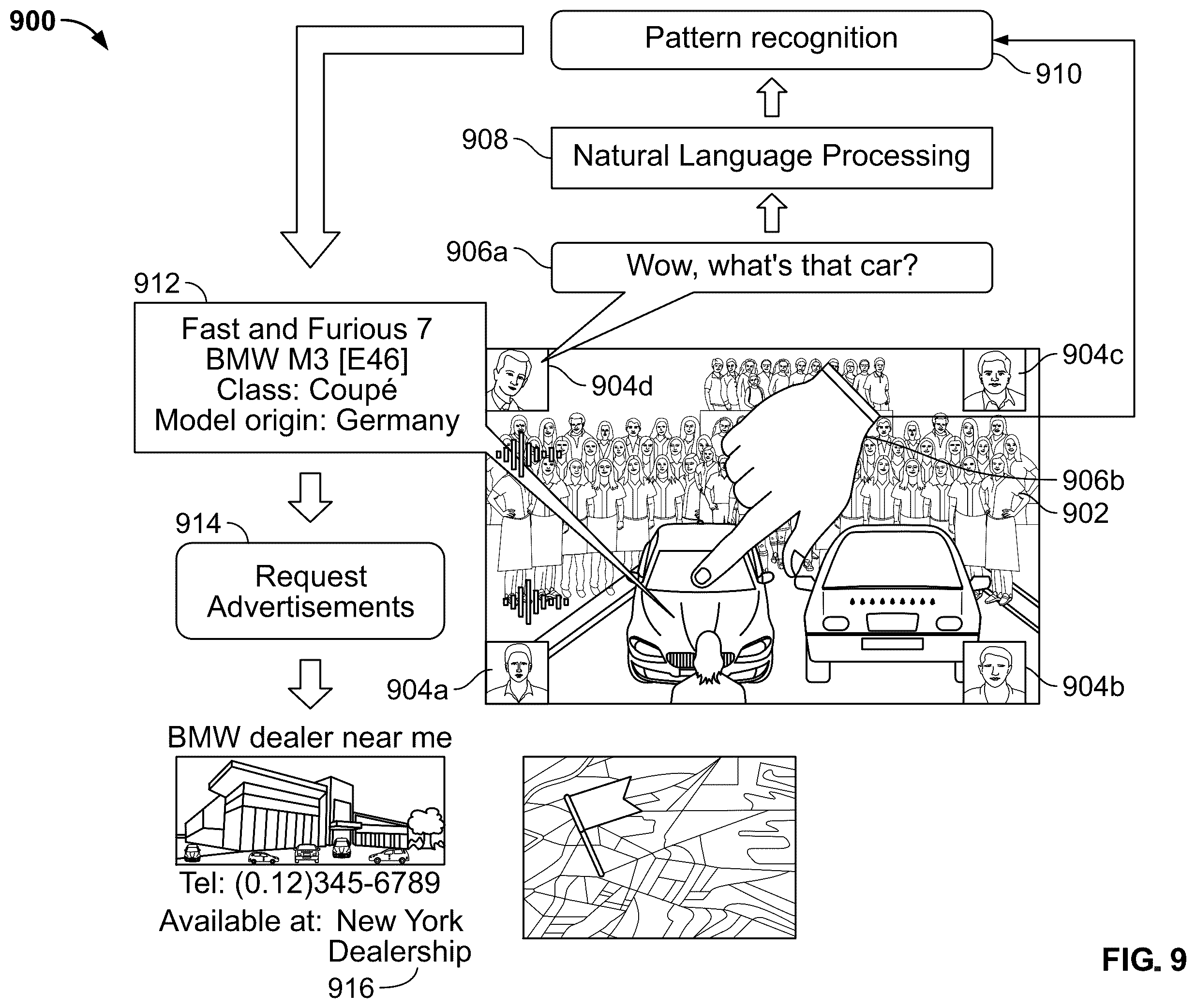 Patent US12401849 Figure 9 – Systems and methods for enhancing group media session interactions