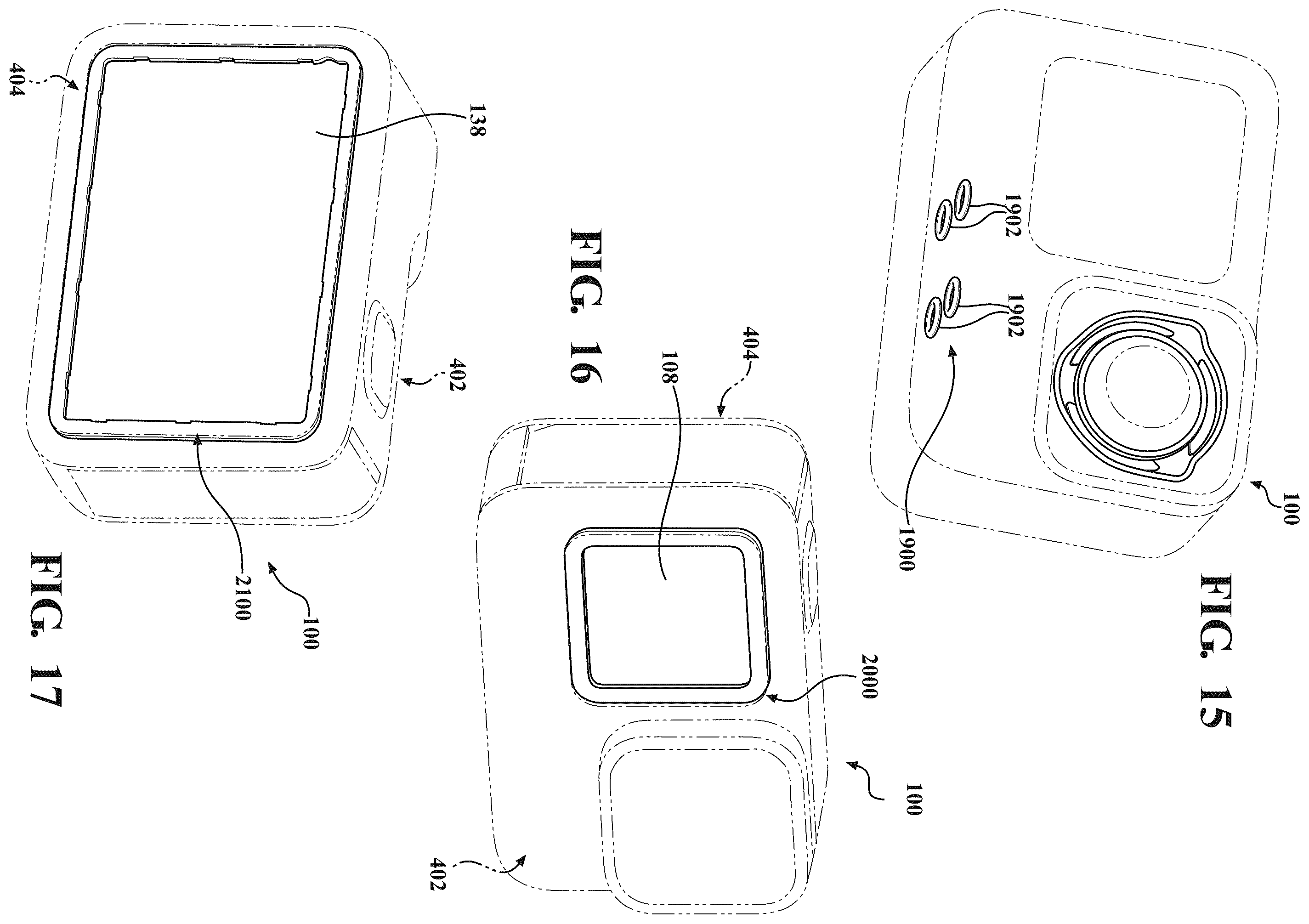 Patent US12401872 Figure 11 – Mounting structure for an integrated sensor-lens assembly in an image capture device