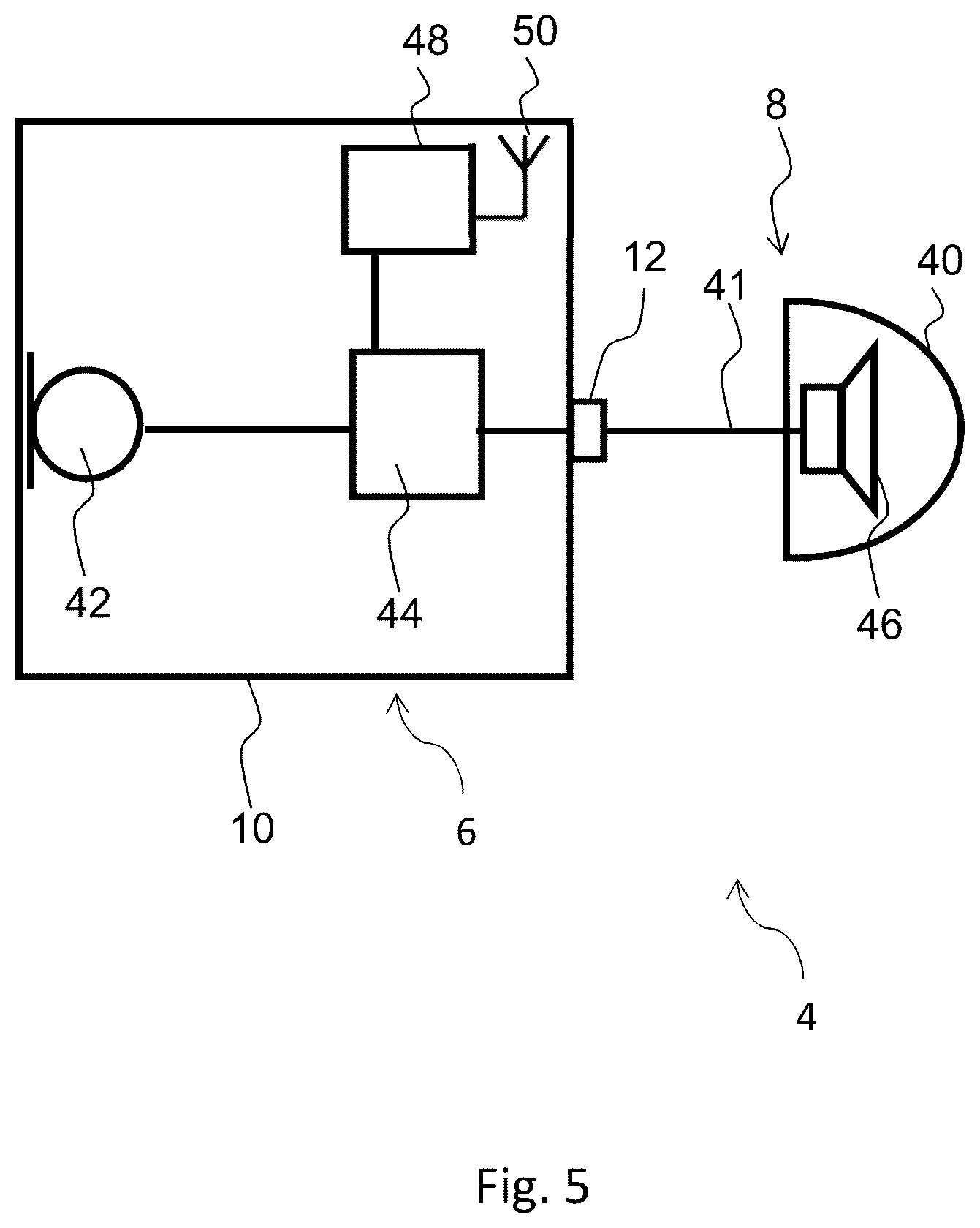 Patent US12401957 Figure 6 – Socket connector for a hearing device
