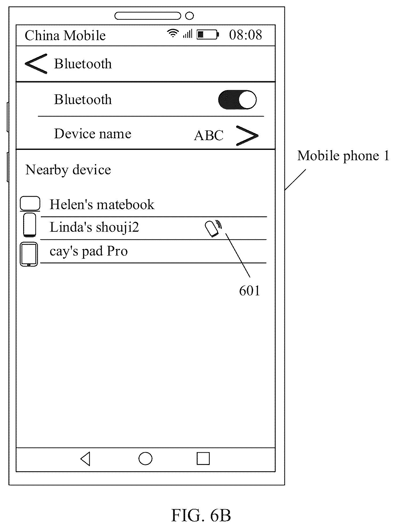 Patent US12401980 Figure 10 – Method for displaying Bluetooth device identifier and electronic device