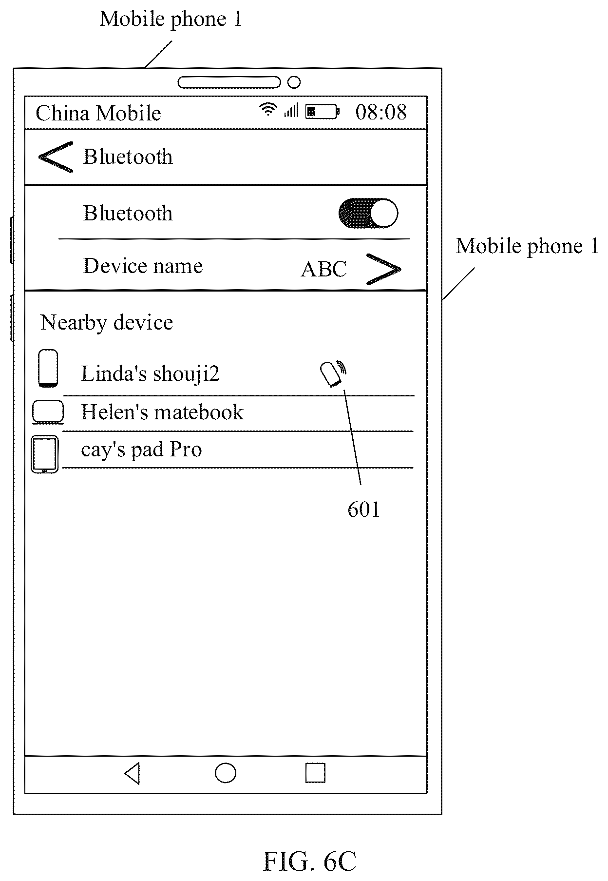 Patent US12401980 Figure 11 – Method for displaying Bluetooth device identifier and electronic device