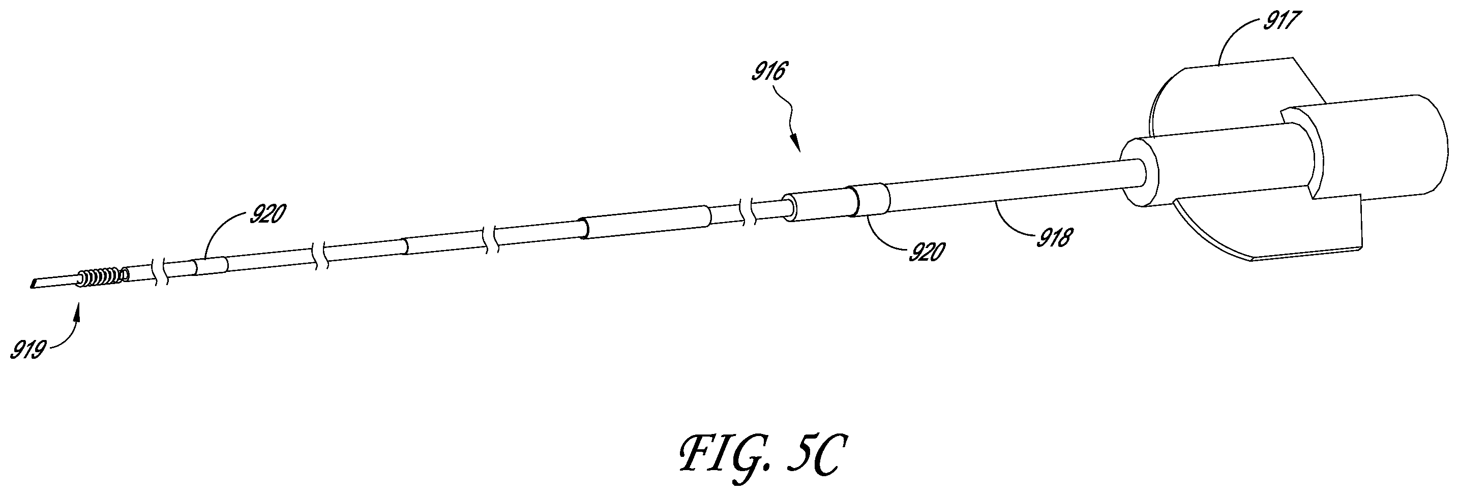 Patent US12403007 Figure 9 – Prosthetic implant delivery device with introducer catheter