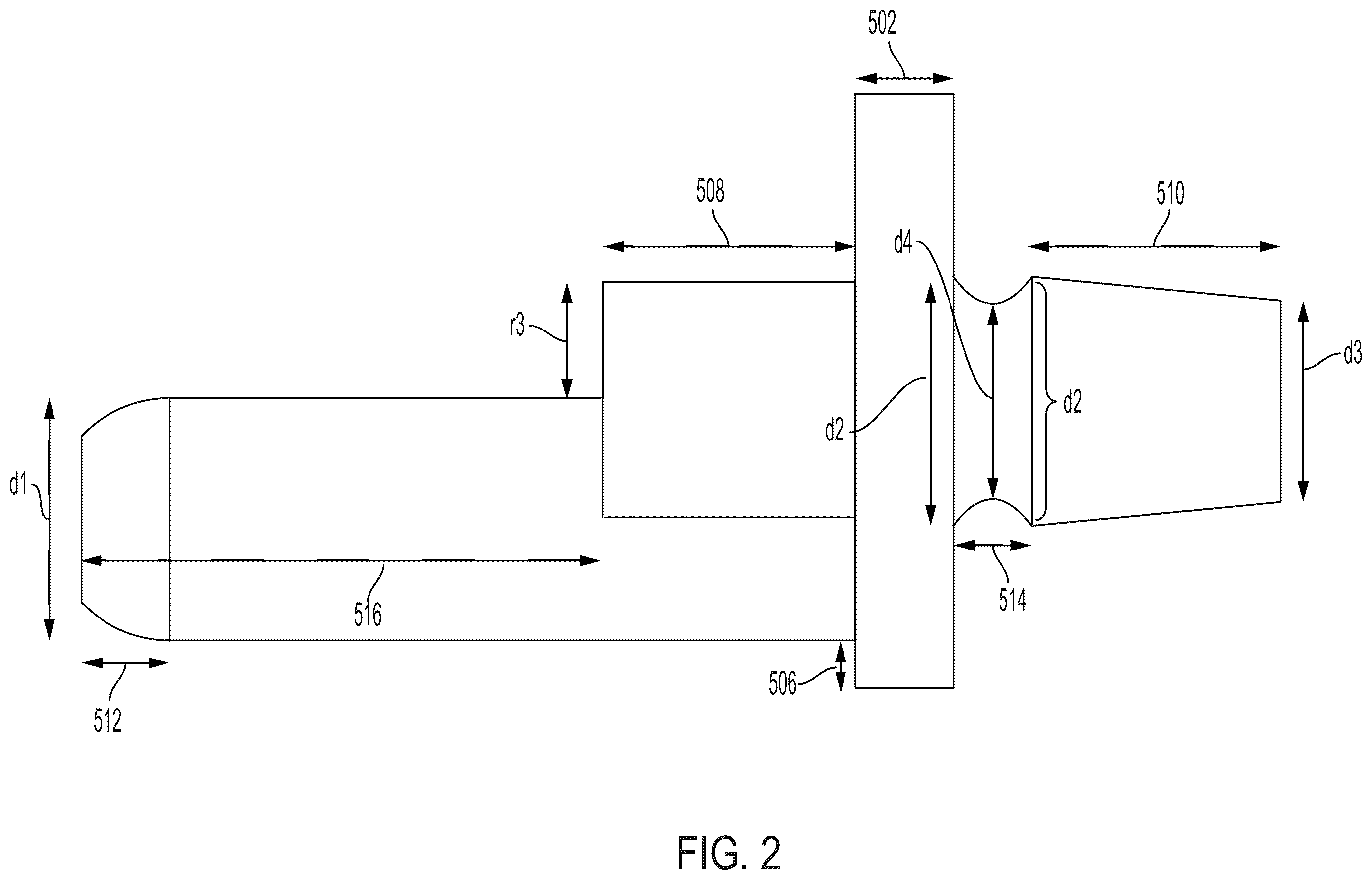 Patent US12403009 Figure 2 – Femoral head arthroplasty system