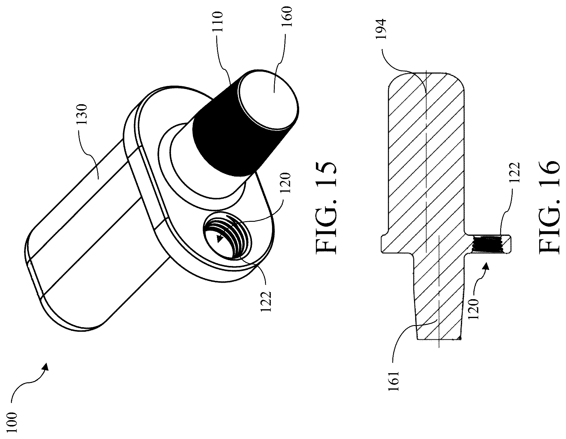 Patent US12403009 Figure 14 – Femoral head arthroplasty system