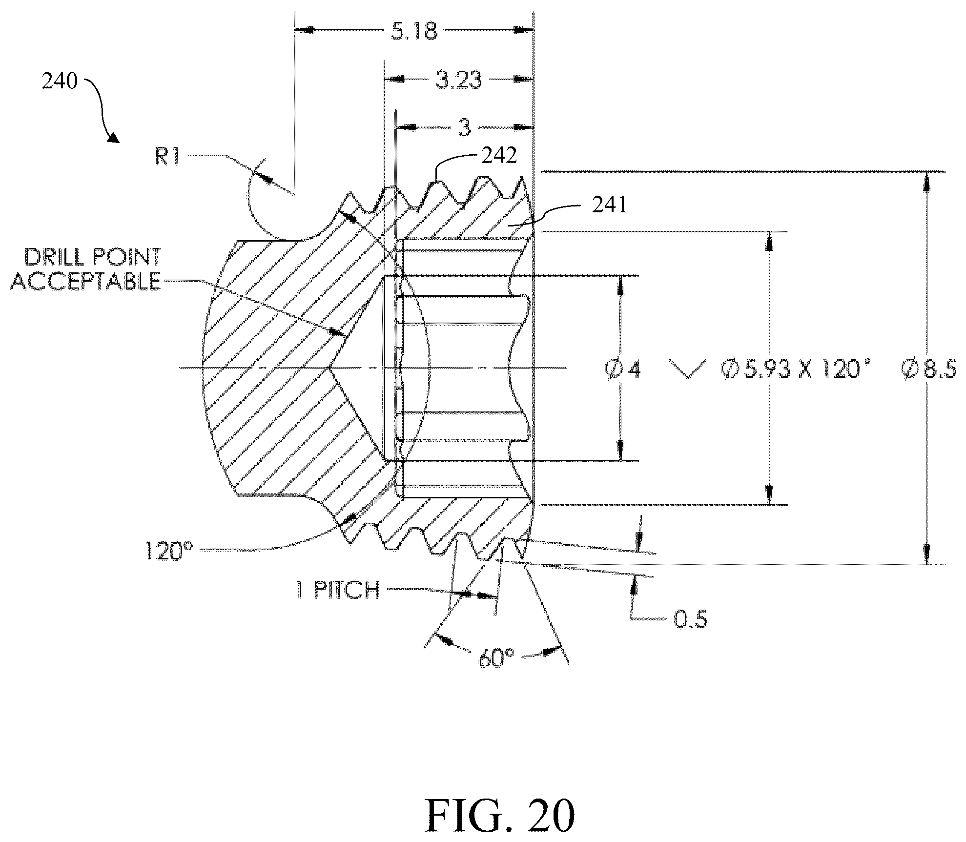 Patent US12403009 Figure 17 – Femoral head arthroplasty system