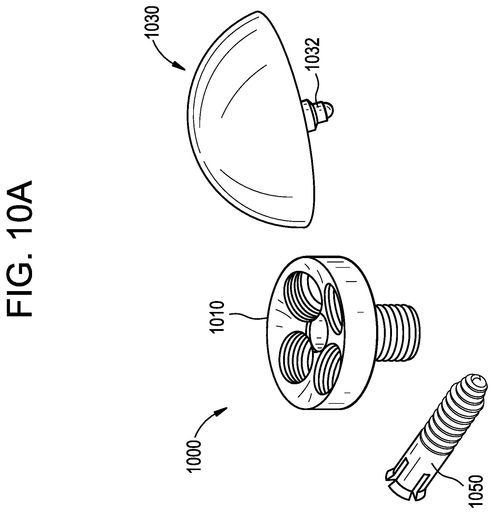Patent US12403011 Figure 11 – Baseplate of a modular shoulder joint prosthesis and related methods for implanting the same