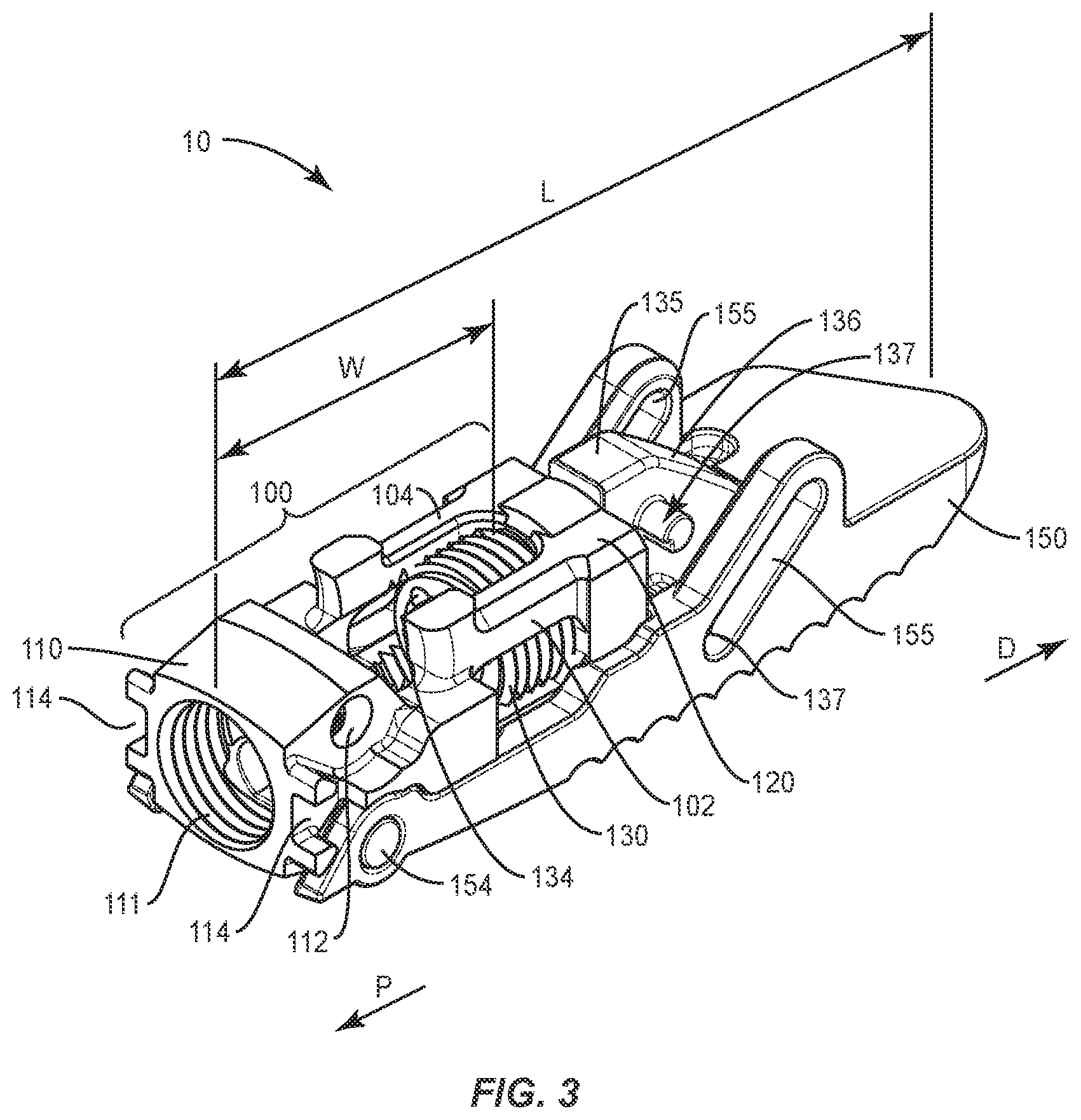 Patent US12403018 Figure 3 – Expandable spinal implant system and method of using same