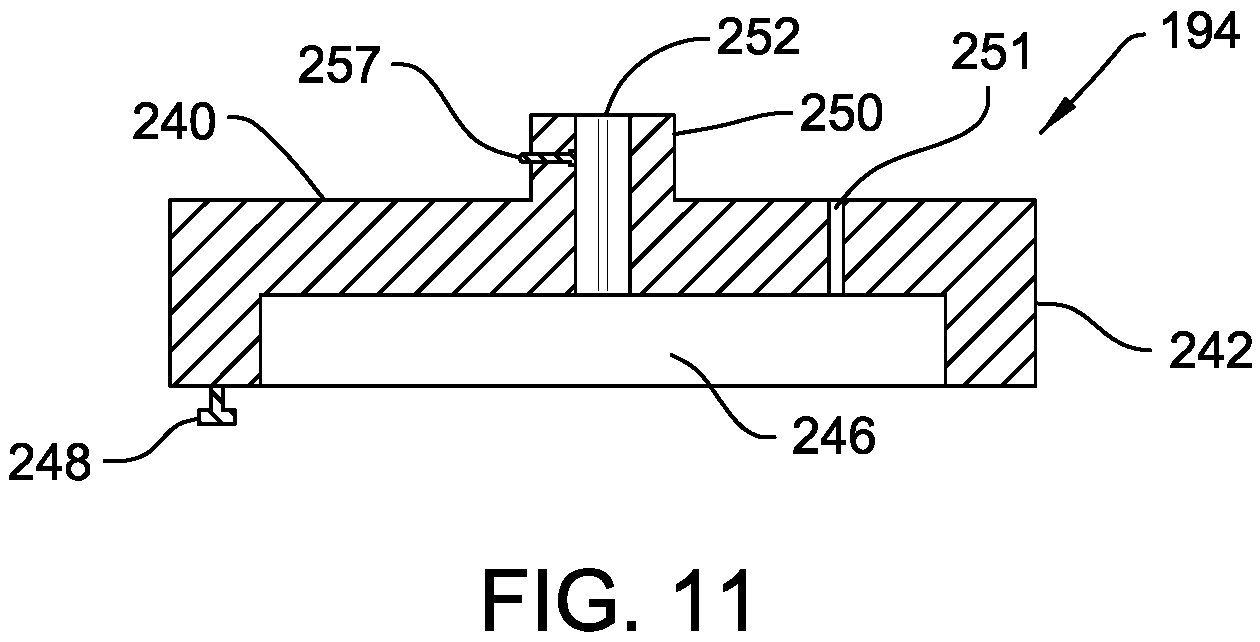 Patent US12403021 Figure 10 – System for processing bone stock including a bone cleaning head, a bone milling head and base that powers both the cleaning head and the milling head