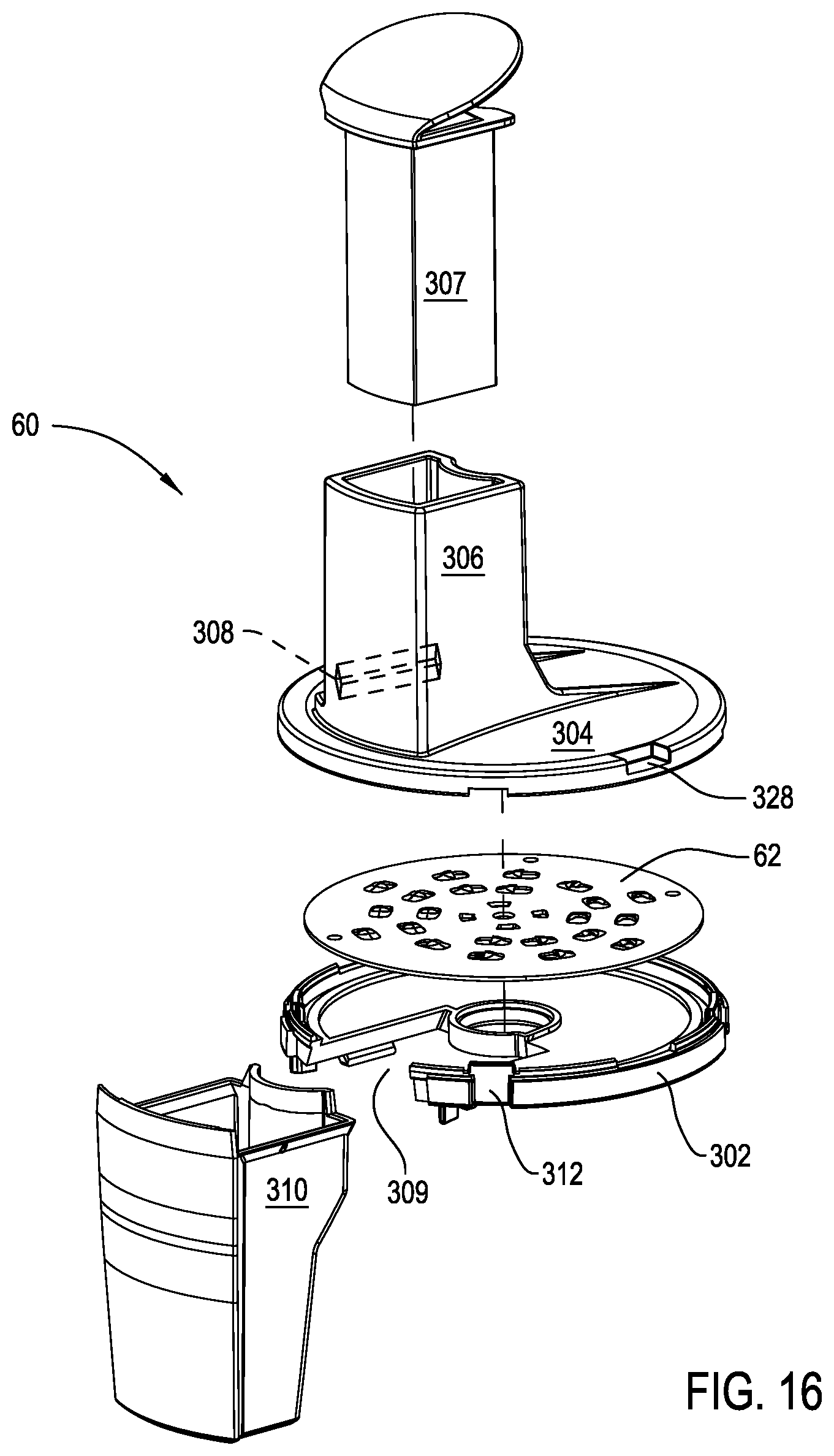 Patent US12403021 Figure 14 – System for processing bone stock including a bone cleaning head, a bone milling head and base that powers both the cleaning head and the milling head
