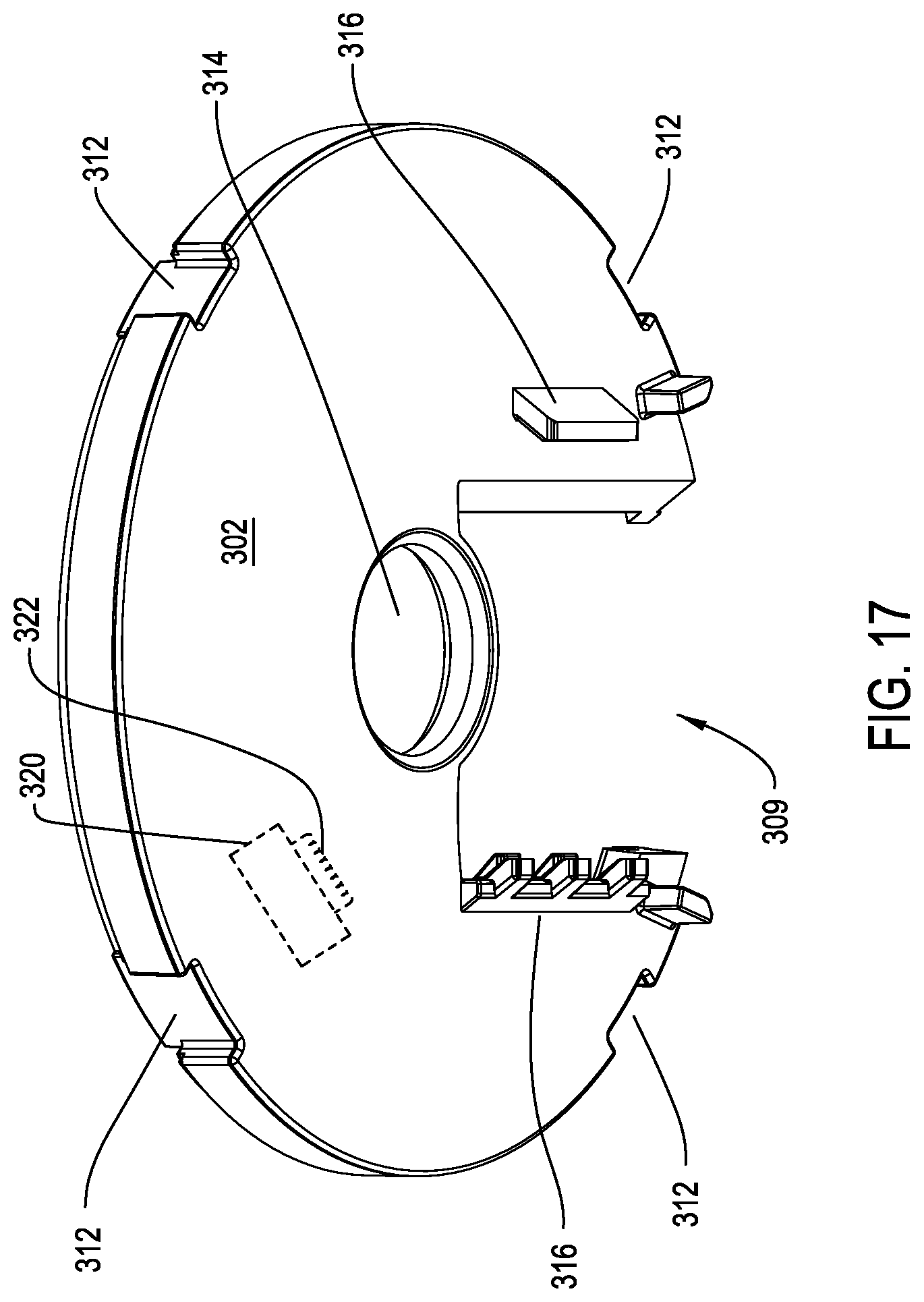 Patent US12403021 Figure 15 – System for processing bone stock including a bone cleaning head, a bone milling head and base that powers both the cleaning head and the milling head