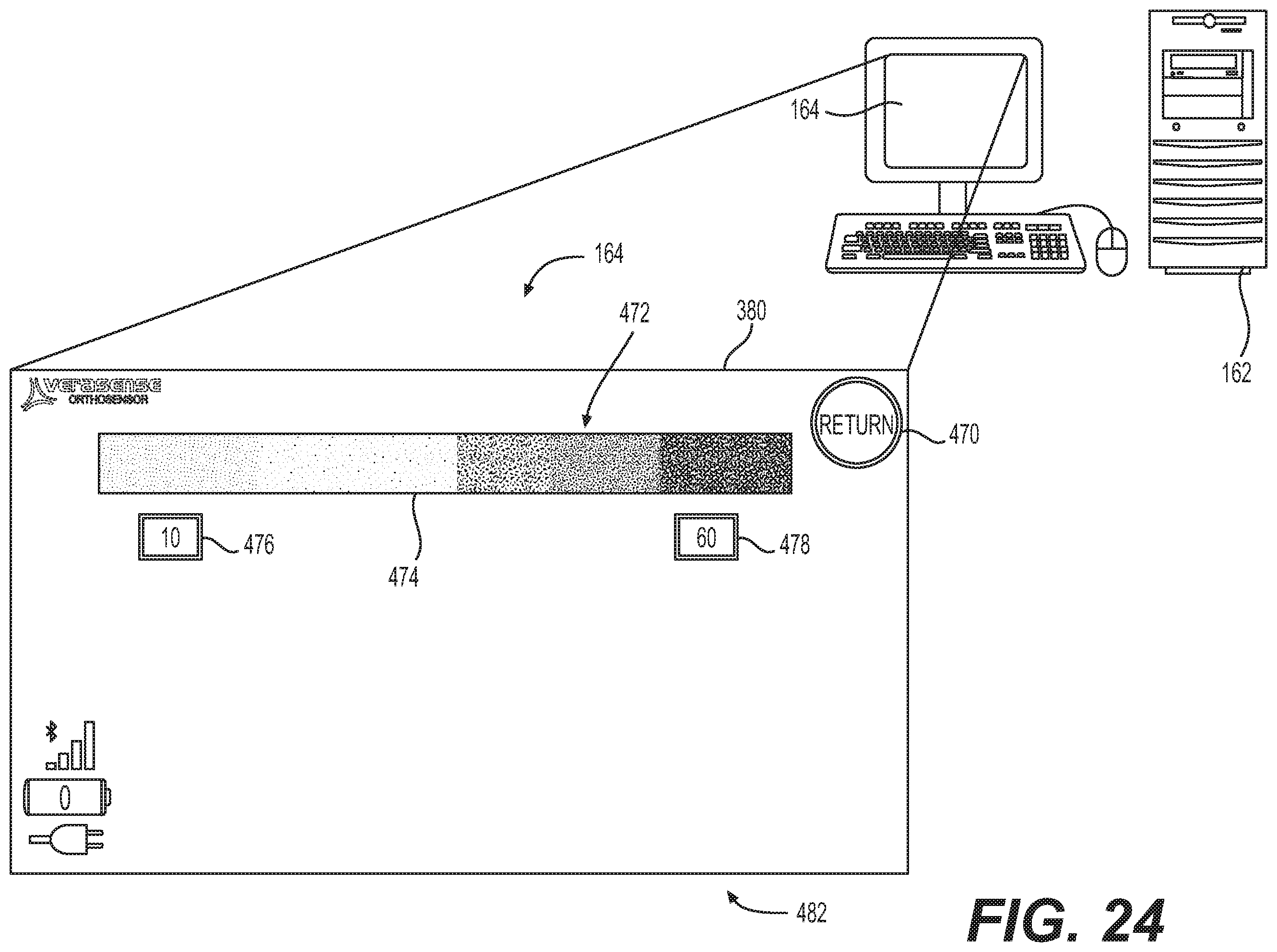Patent US12403022 Figure 18 – Measurement system configured to support installation of a ball and socket joint and method therefor