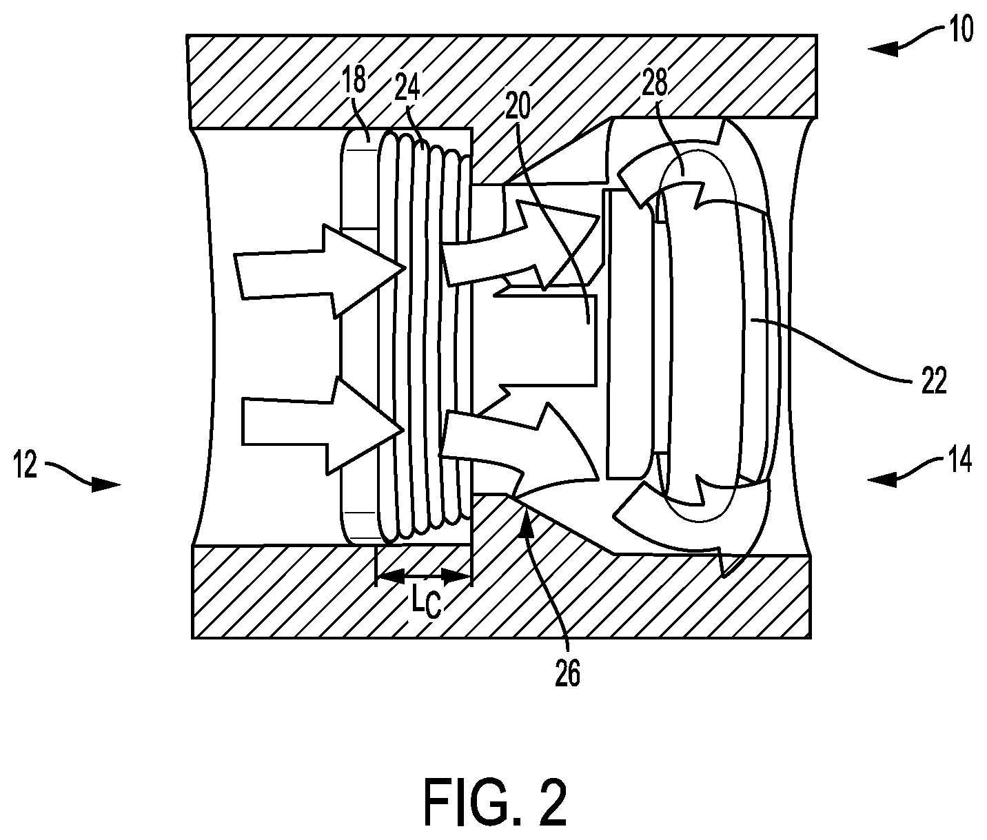Patent US12403026 Figure 2 – Valve with docking station for gastrointestinal balloon