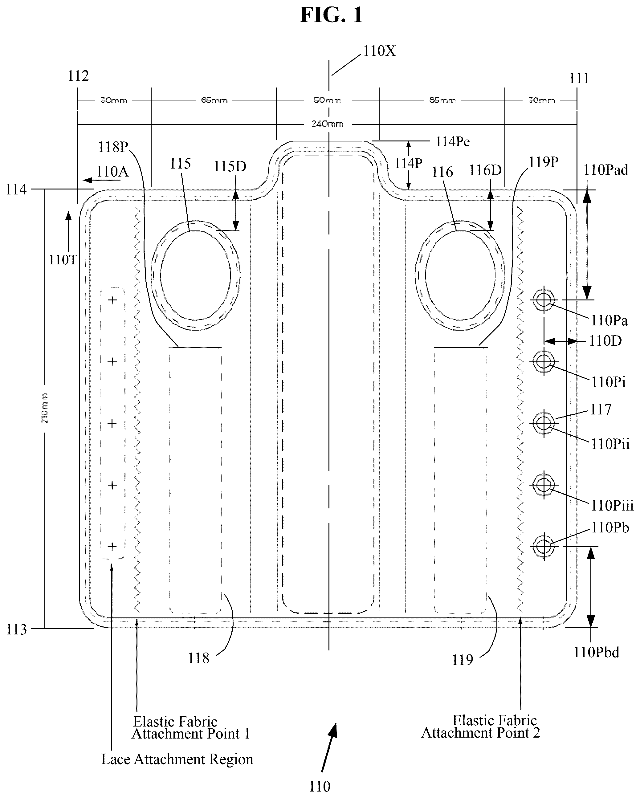 Patent US12403029 Figure 1 – Dual-handed wrist brace with enhanced thumb support