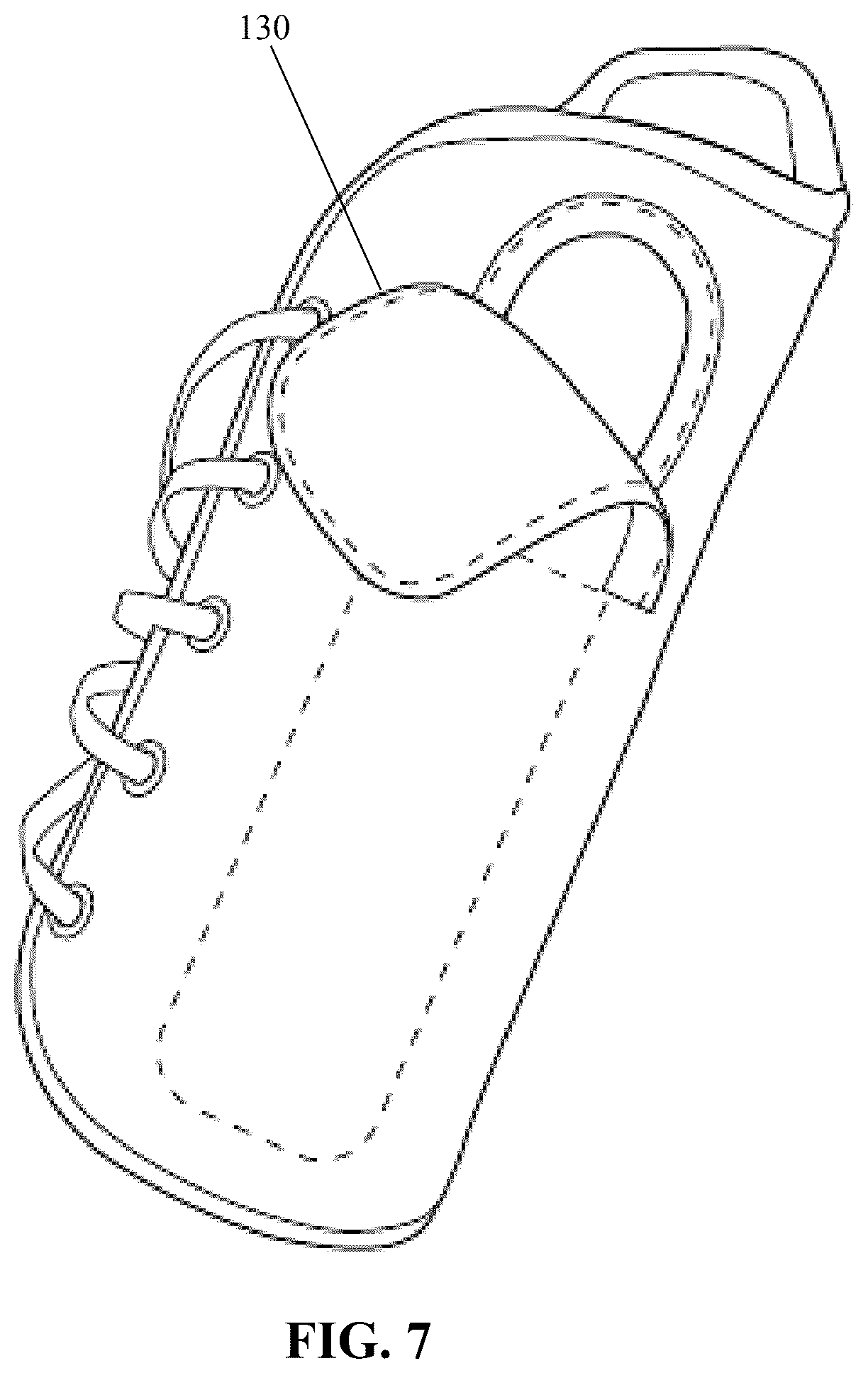 Patent US12403029 Figure 5 – Dual-handed wrist brace with enhanced thumb support