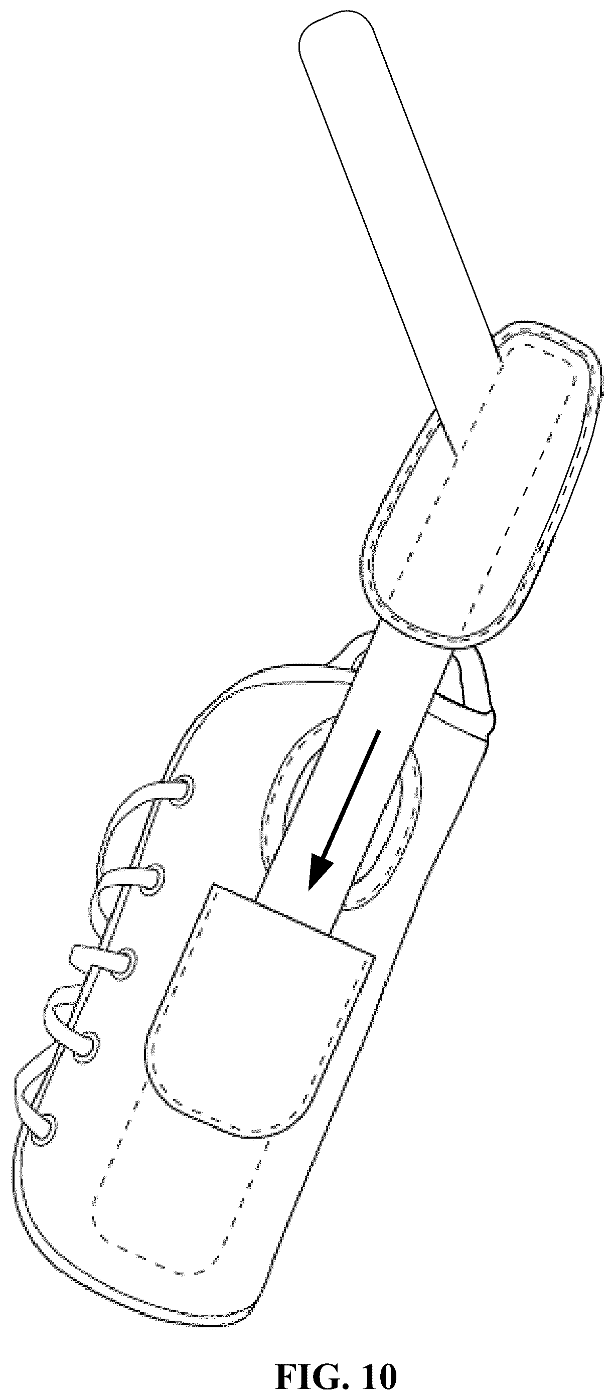 Patent US12403029 Figure 8 – Dual-handed wrist brace with enhanced thumb support