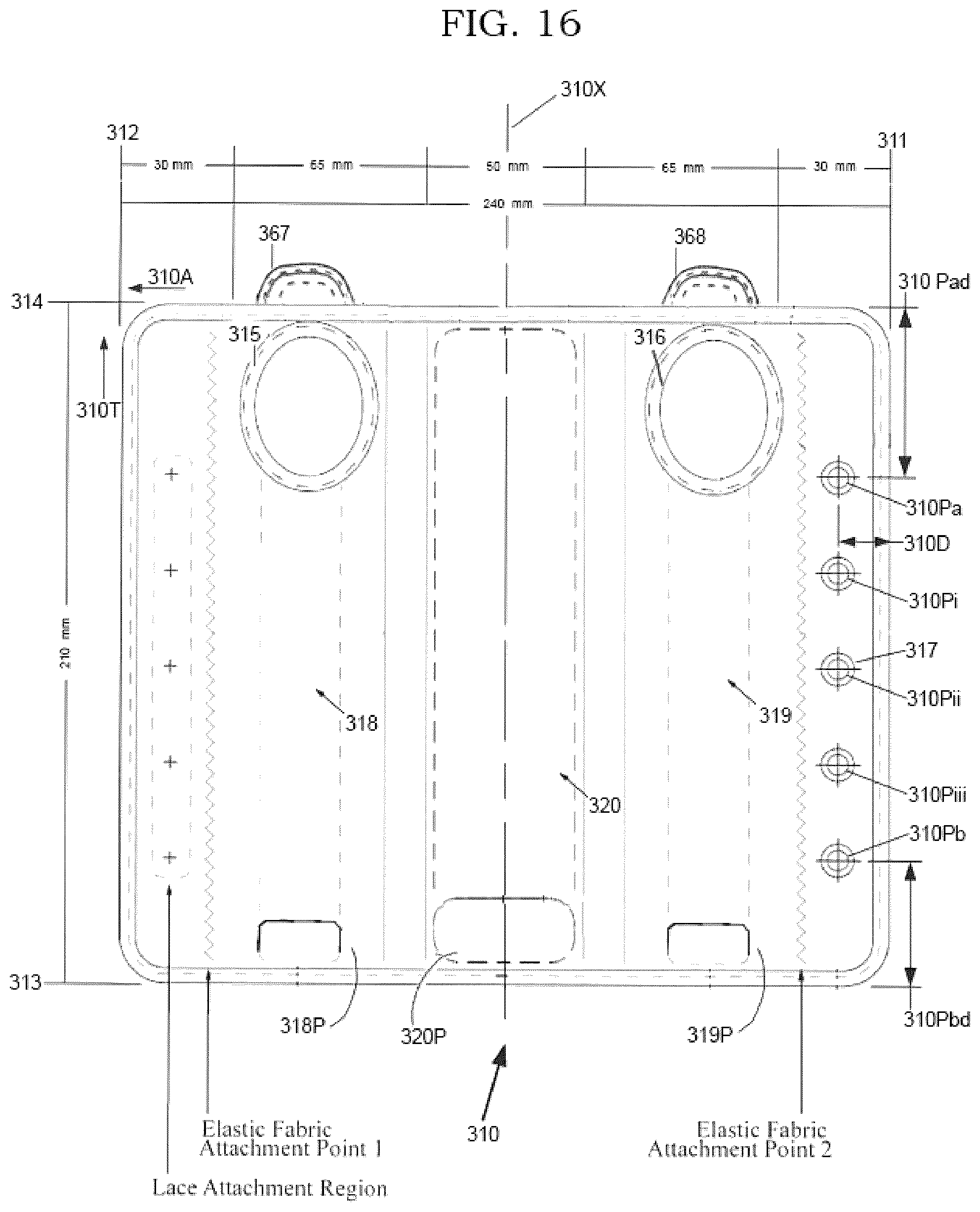 Patent US12403029 Figure 15 – Dual-handed wrist brace with enhanced thumb support