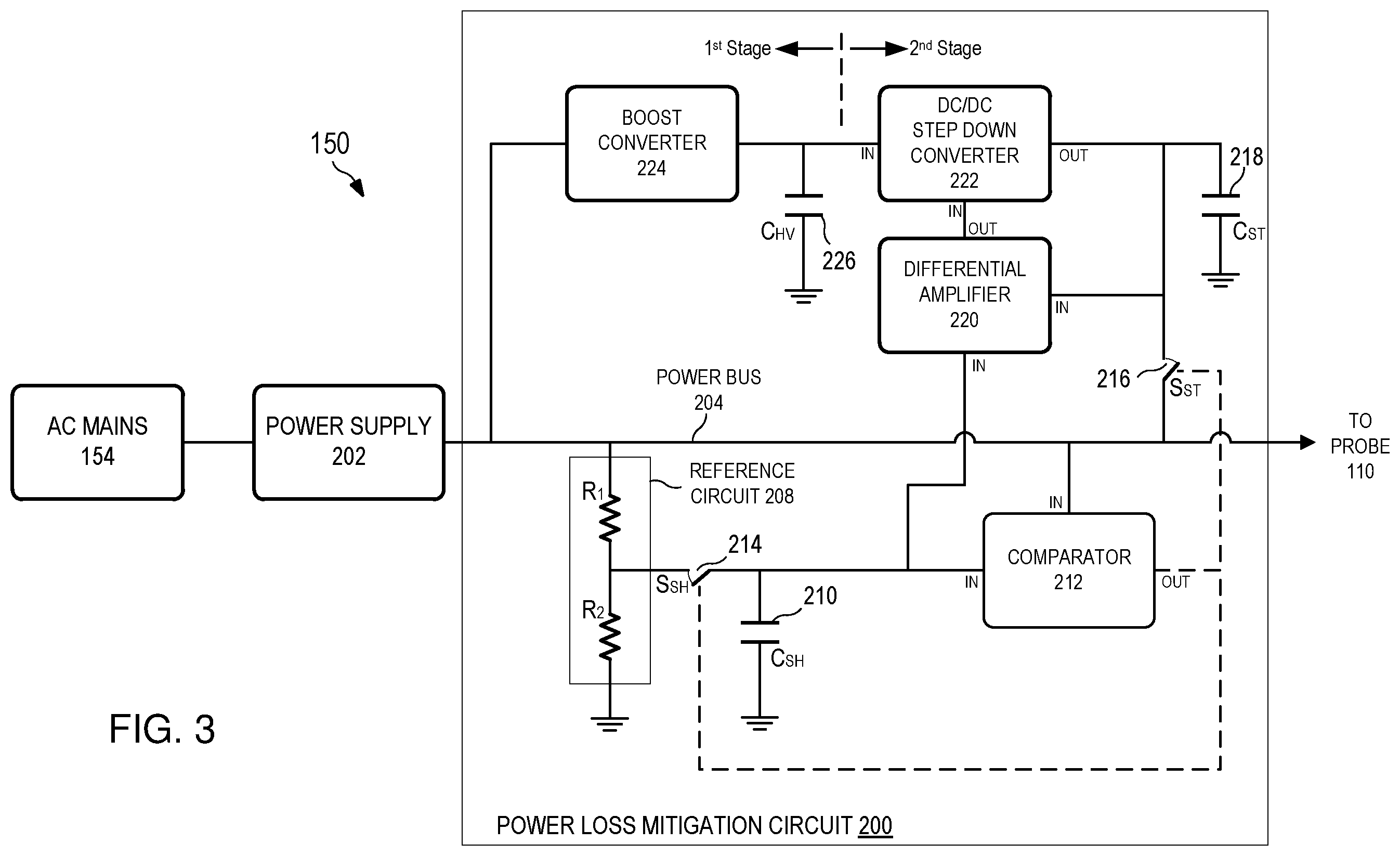 Patent US12403036 Figure 3 – Surgical systems including a power loss mitigation subsystem