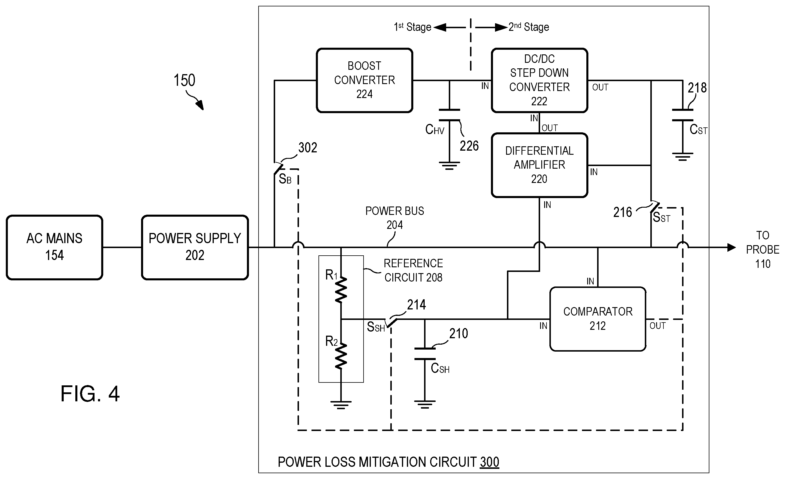 Patent US12403036 Figure 4 – Surgical systems including a power loss mitigation subsystem