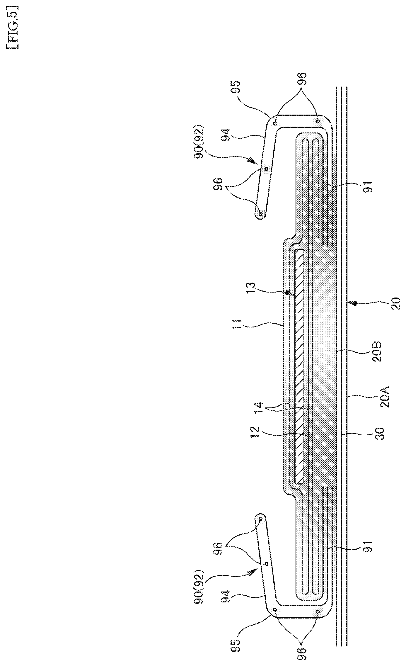 Patent US12403046 Figure 5 – Disposable wearing article