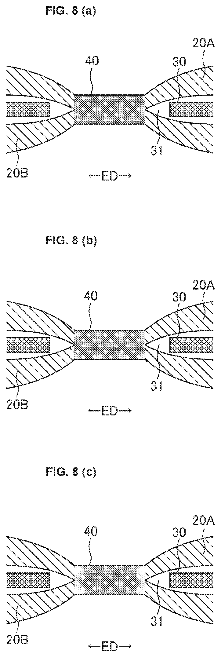 Patent US12403046 Figure 8 – Disposable wearing article