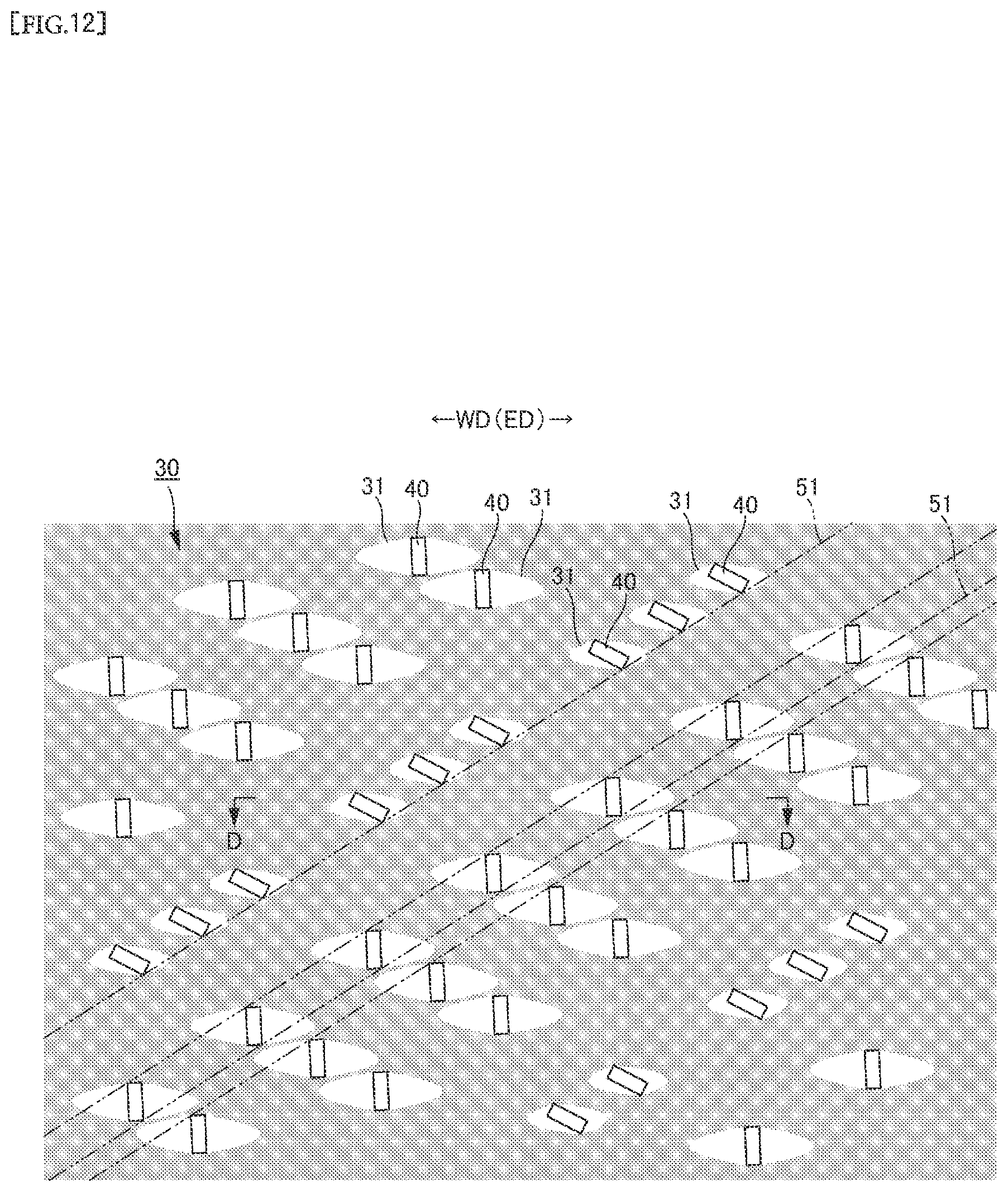 Patent US12403046 Figure 12 – Disposable wearing article