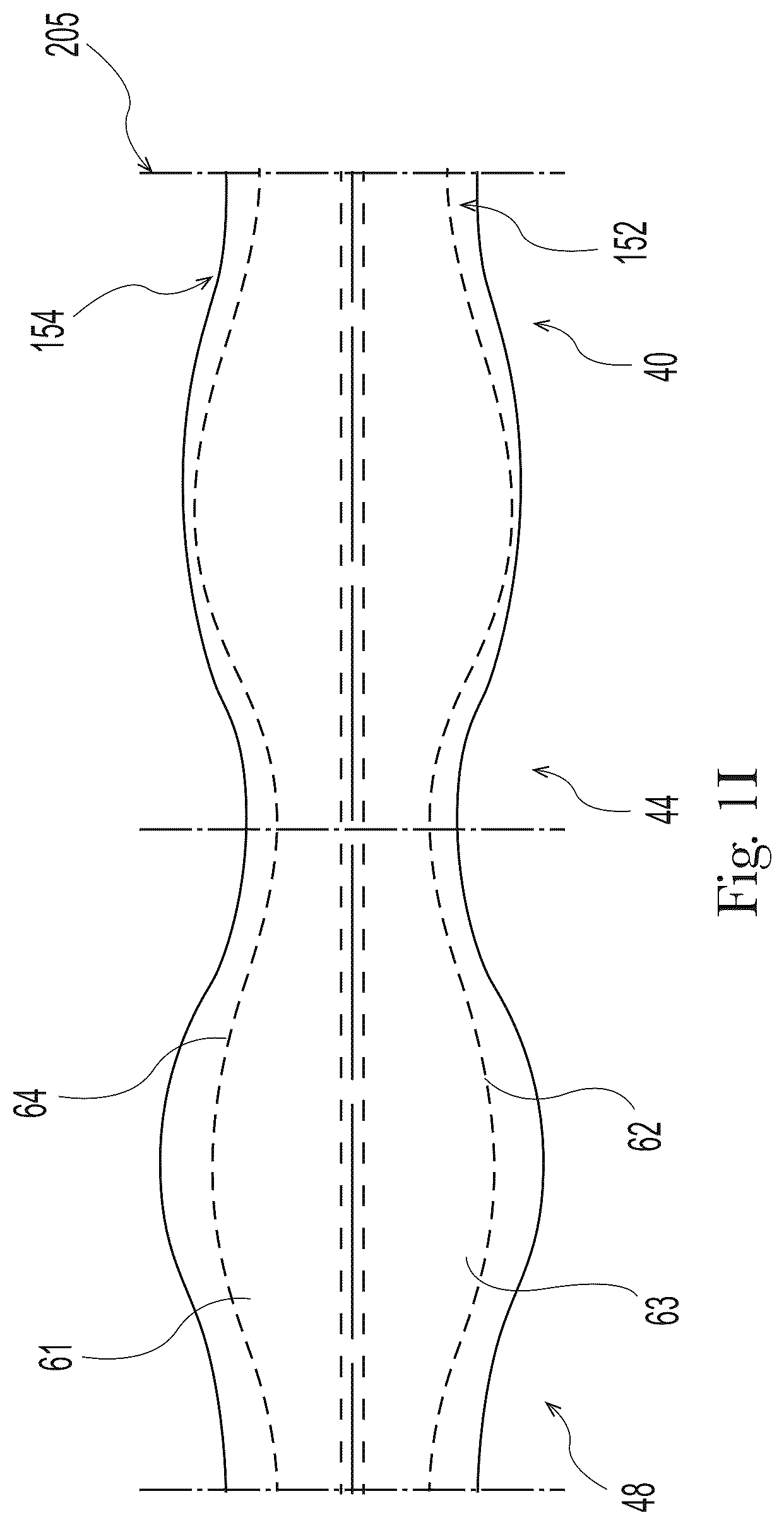 Patent US12403047 Figure 9 – Disposable absorbent articles including a first absorbent layer and a second absorbent layer