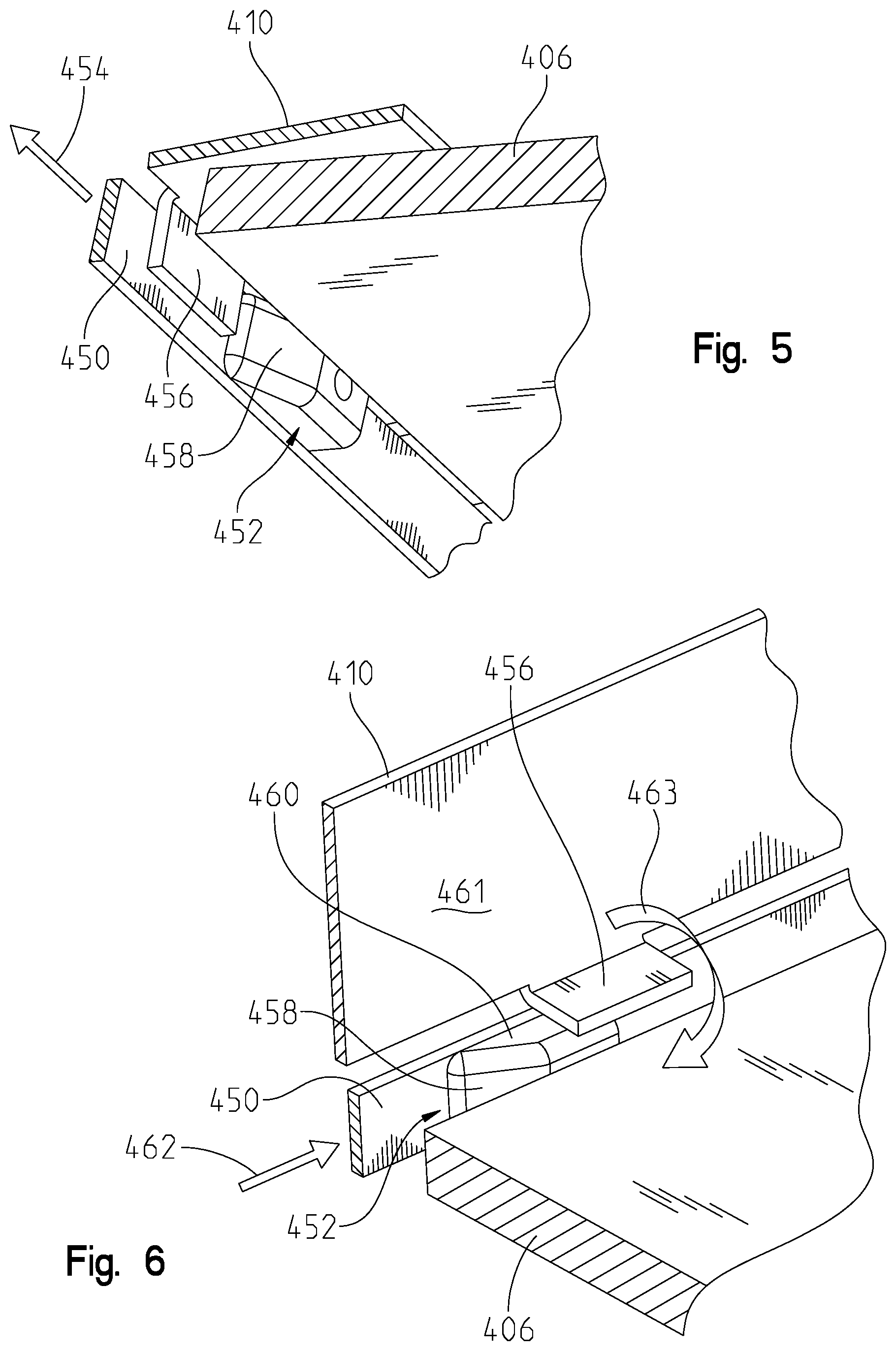 Patent US12403052 Figure 4 – Ramp siderail deployment apparatus and method