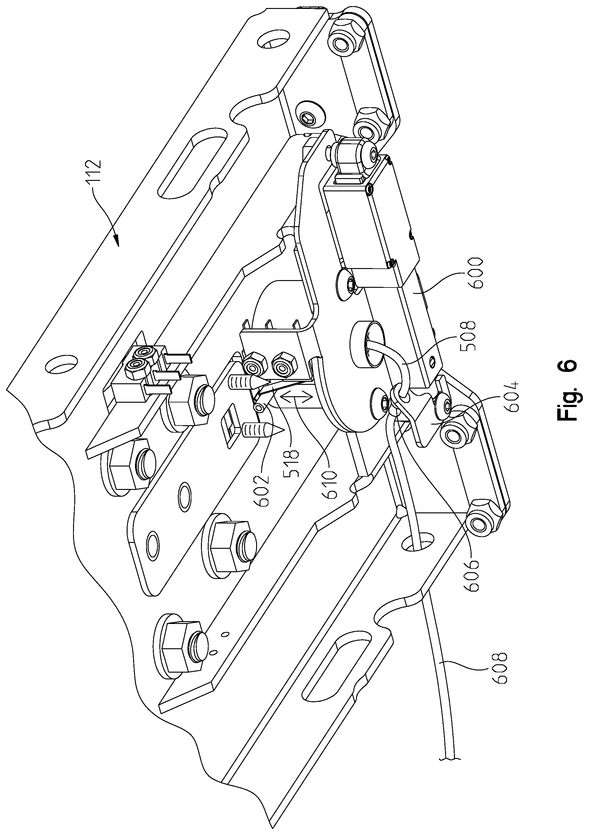 Patent US12403053 Figure 7 – Wheelchair docking system and method thereof