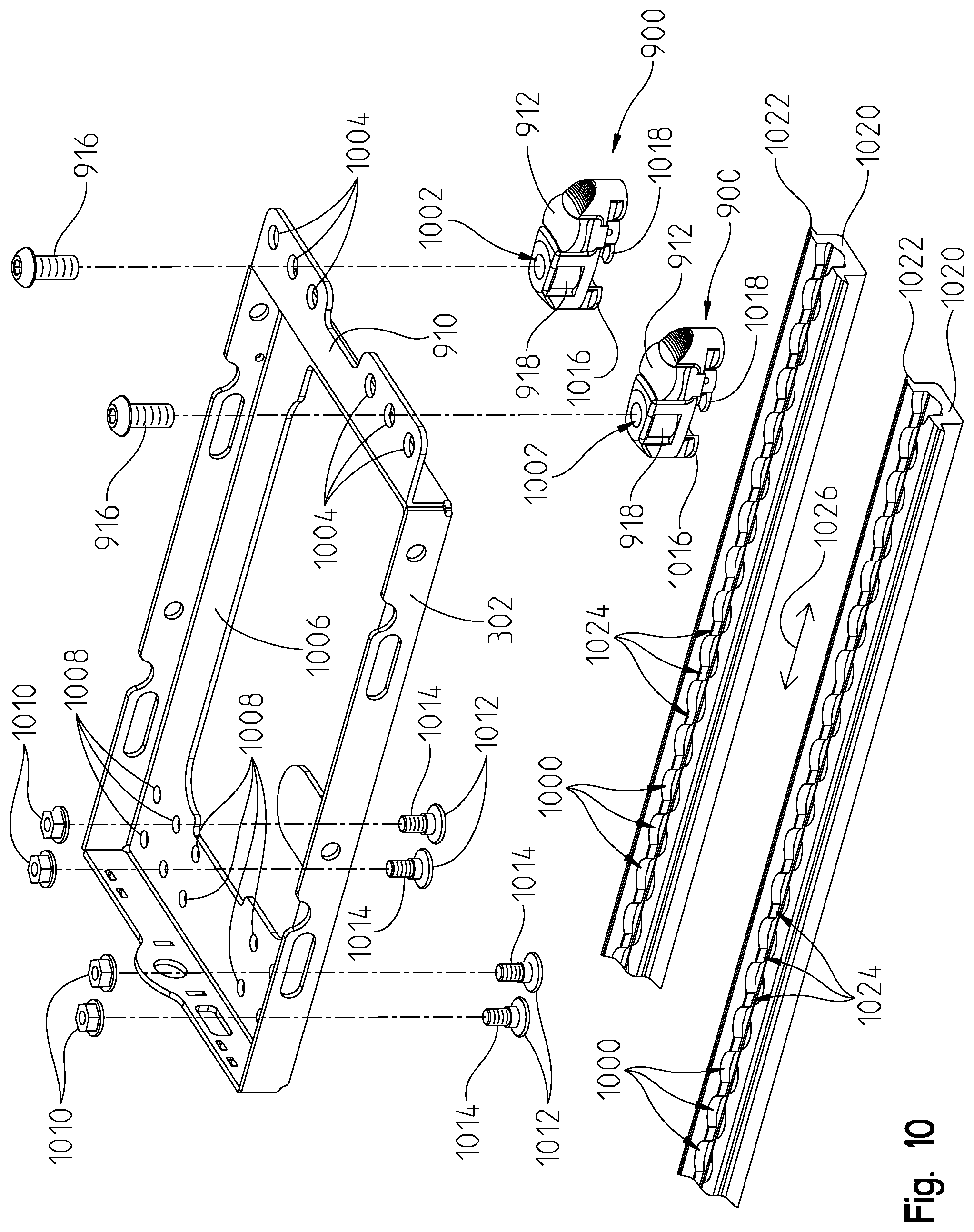 Patent US12403053 Figure 11 – Wheelchair docking system and method thereof