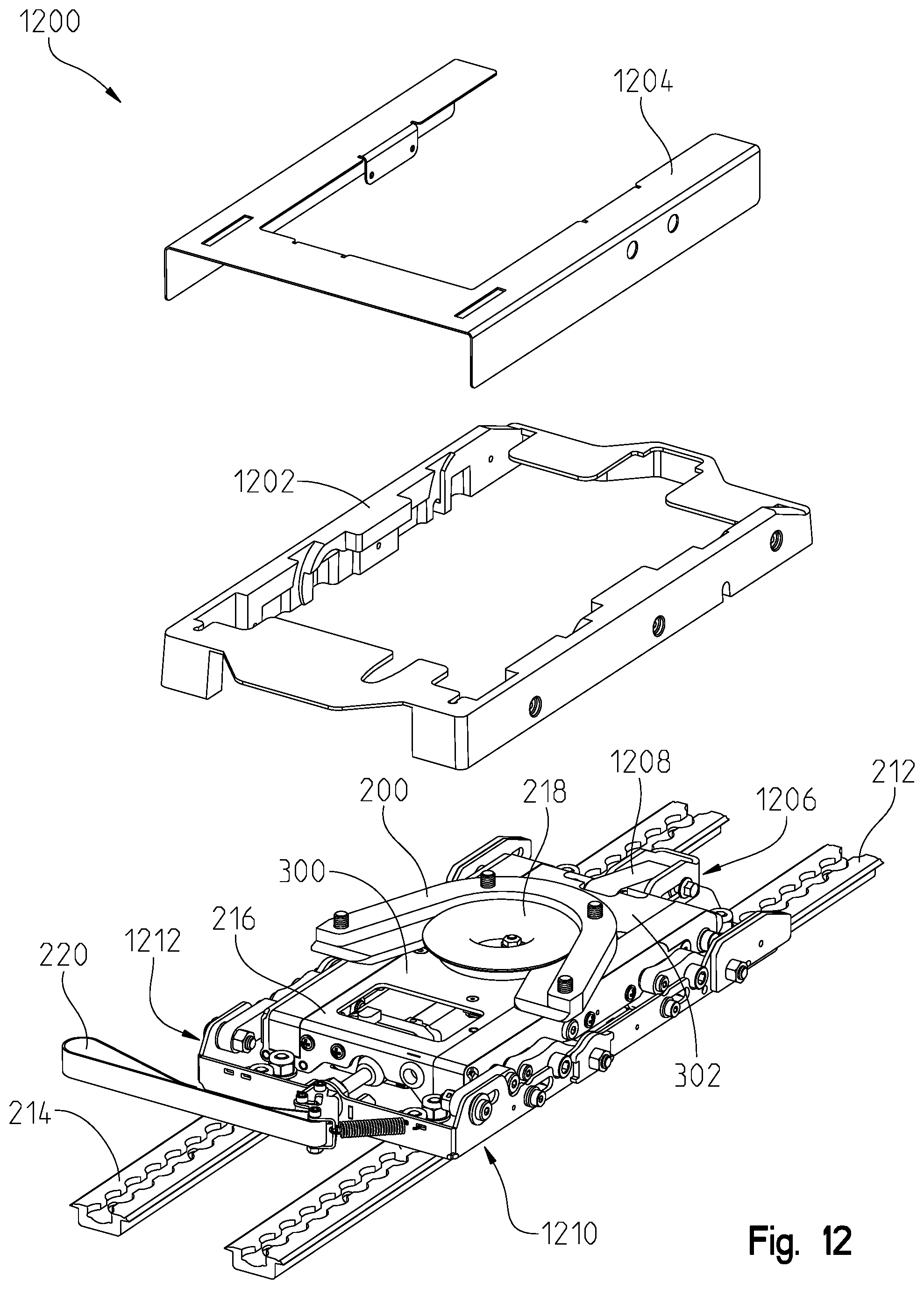Patent US12403053 Figure 13 – Wheelchair docking system and method thereof