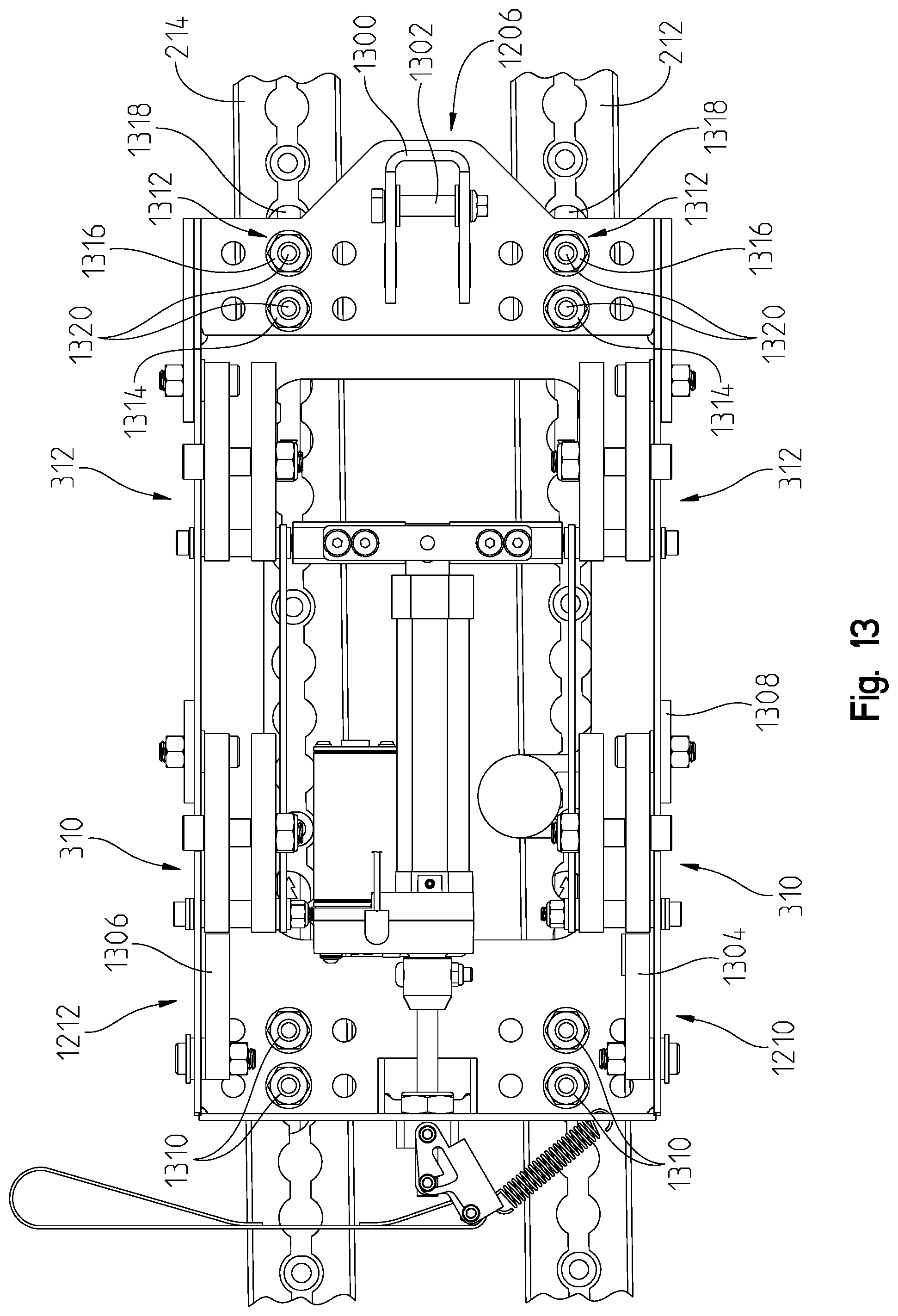 Patent US12403053 Figure 14 – Wheelchair docking system and method thereof